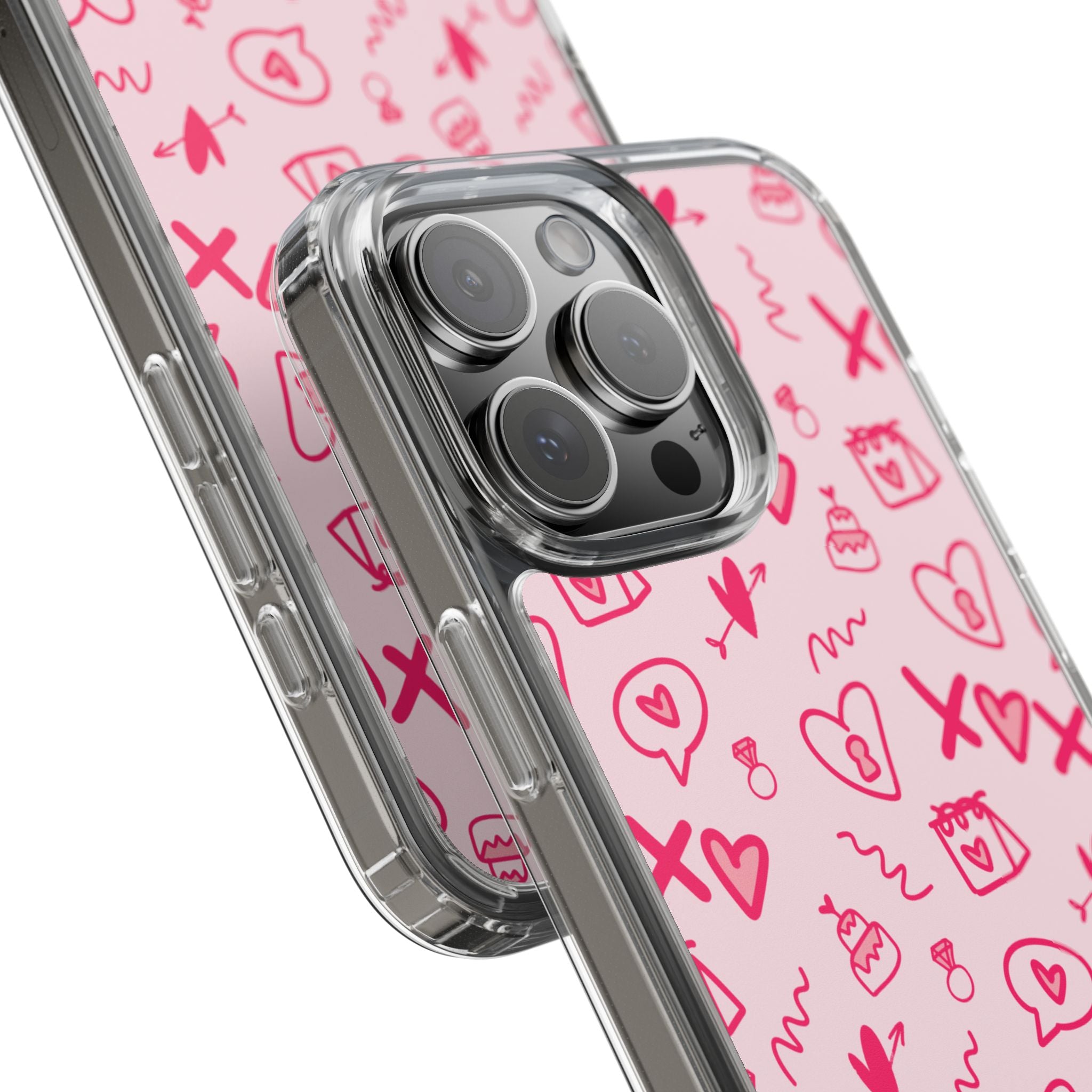 Pretty Pink Aesthetic Phone Case – Cute Protective Cover, Kawaii Shockproof Design for iPhone & Samsung