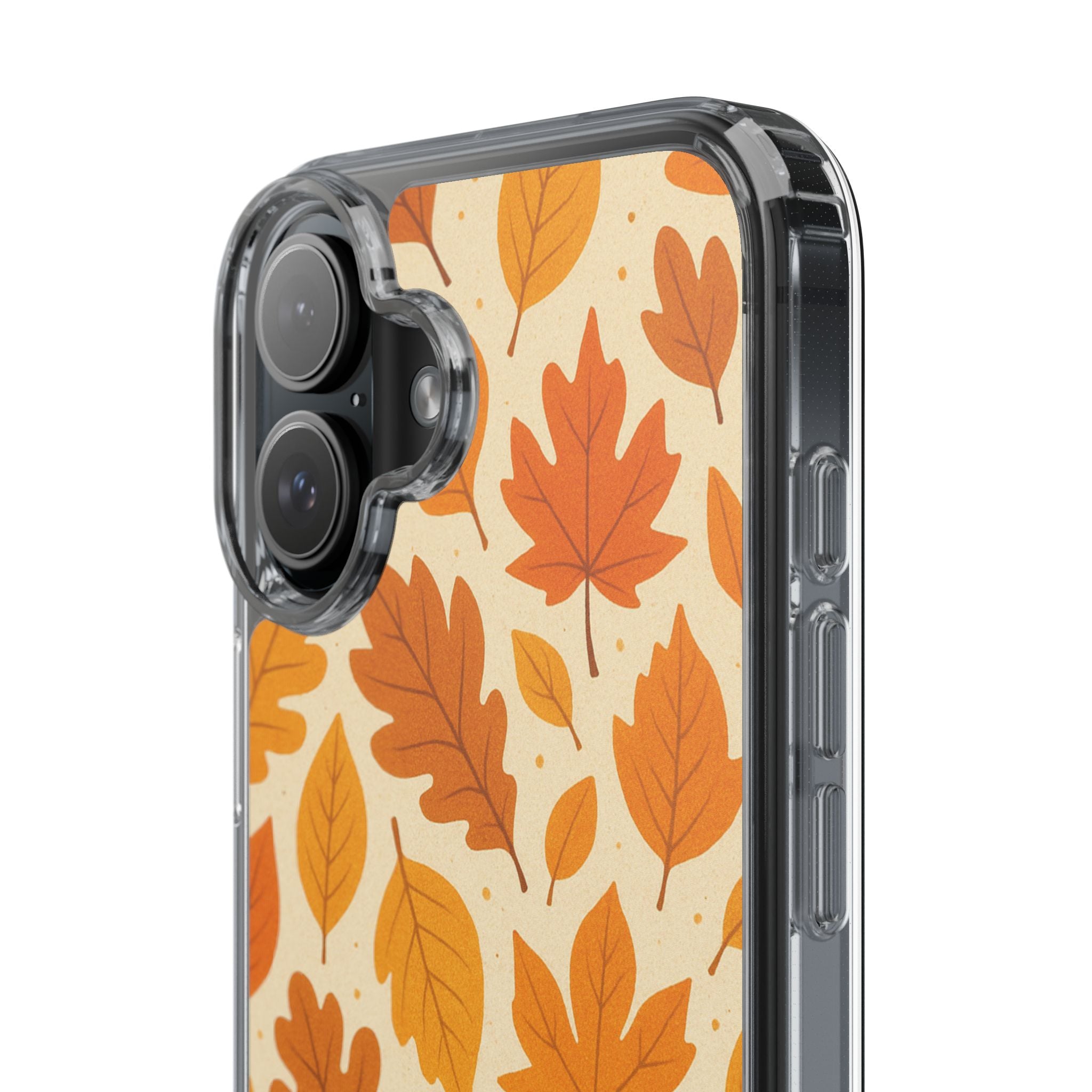 Autumn-Inspired Clear Phone Case | Fall Leaves Design | iPhone, Samsung, Seasonal Gift, Nature Lovers, Phone Accessory