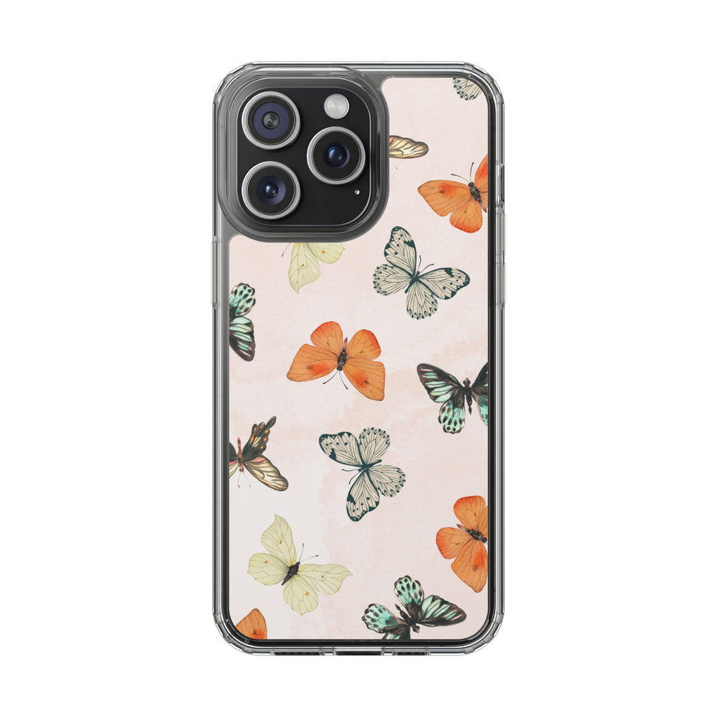 Butterfly Pattern Aesthetic Phone Case – Slim Lightweight Protective Cover, Cute Colorful Design for Women & Girls