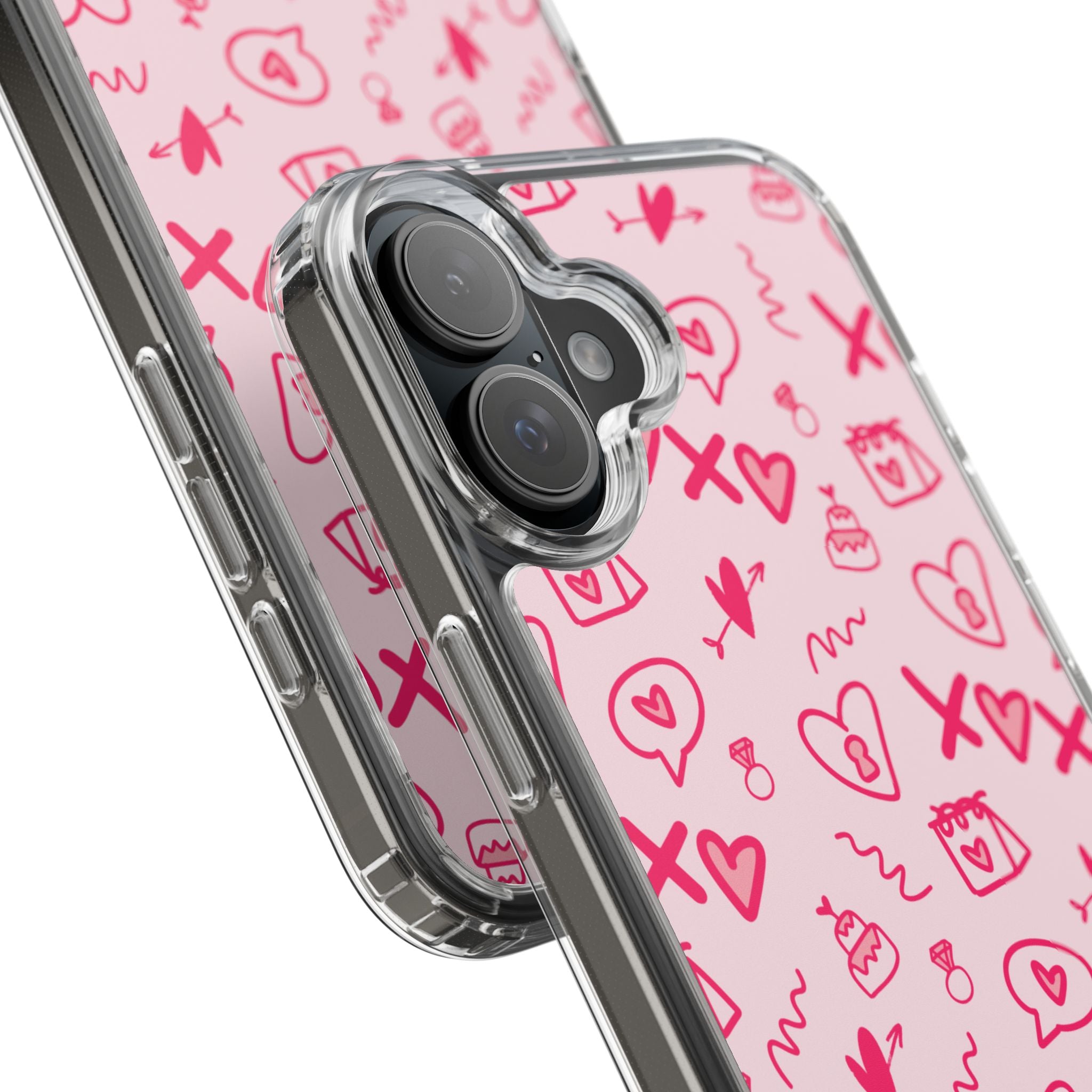 Pretty Pink Aesthetic Phone Case – Cute Protective Cover, Kawaii Shockproof Design for iPhone & Samsung