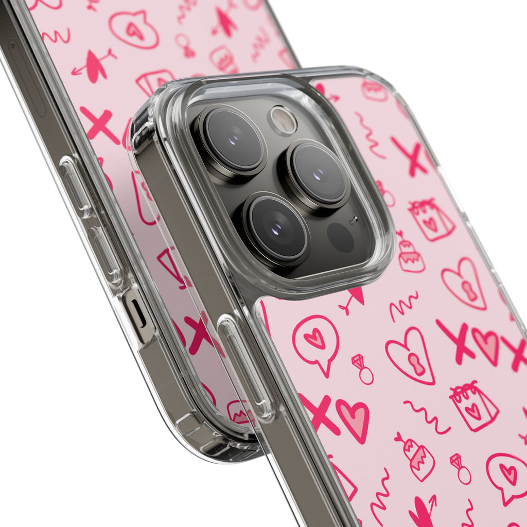 Pretty Pink Aesthetic Phone Case – Cute Protective Cover, Kawaii Shockproof Design for iPhone & Samsung