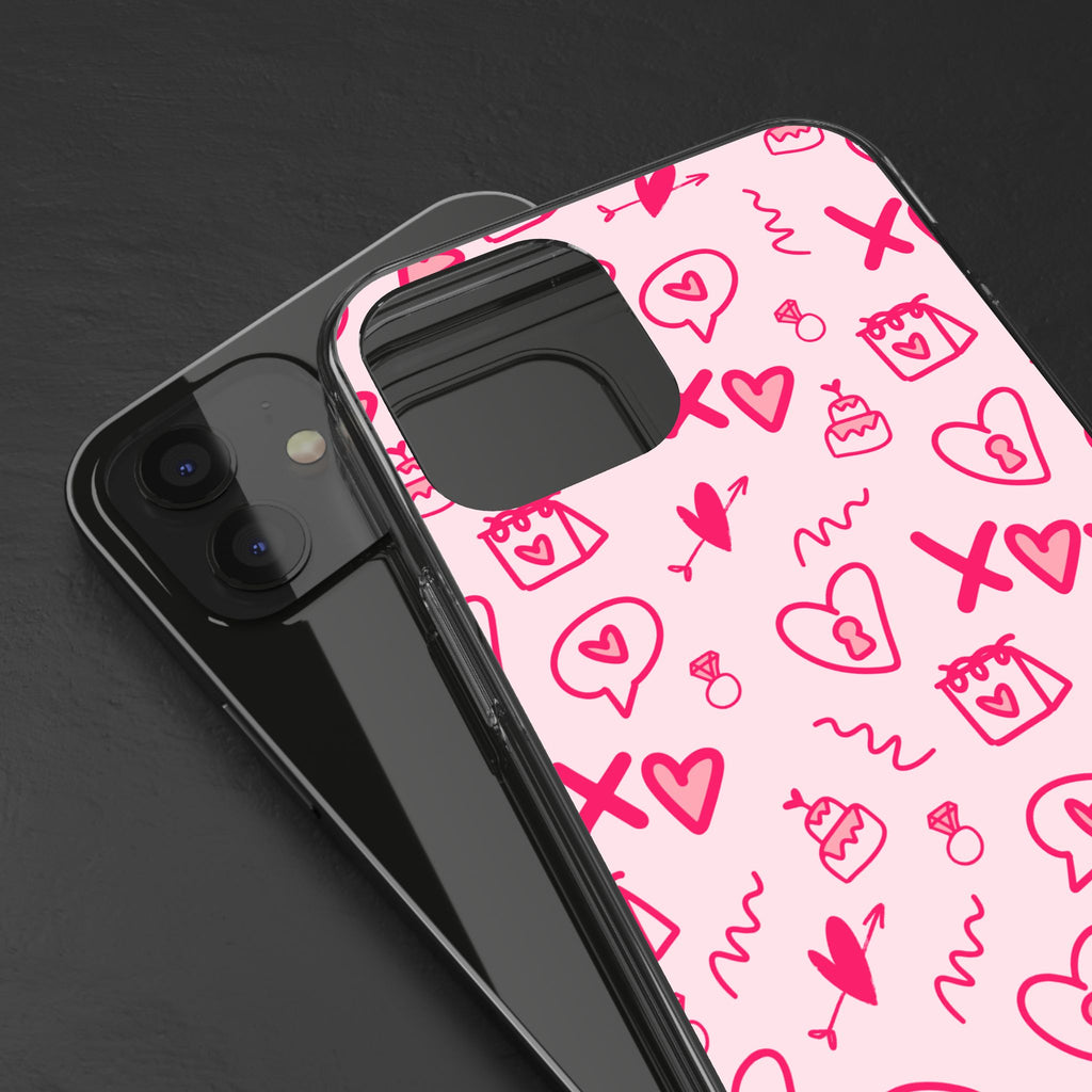 Pretty Pink Aesthetic Phone Case – Cute Protective Cover, Kawaii Shockproof Design for iPhone & Samsung