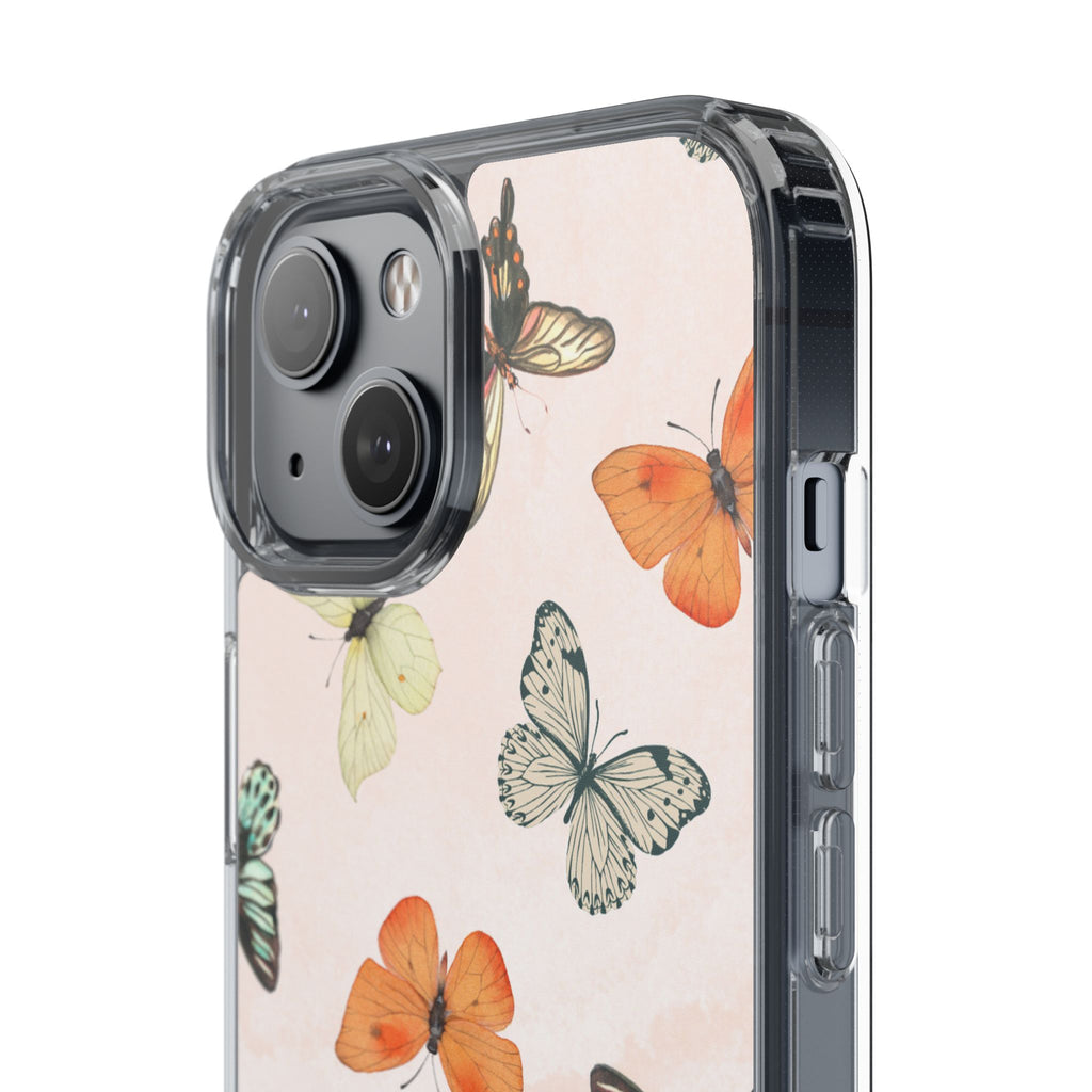 Butterfly Pattern Aesthetic Phone Case – Slim Lightweight Protective Cover, Cute Colorful Design for Women & Girls