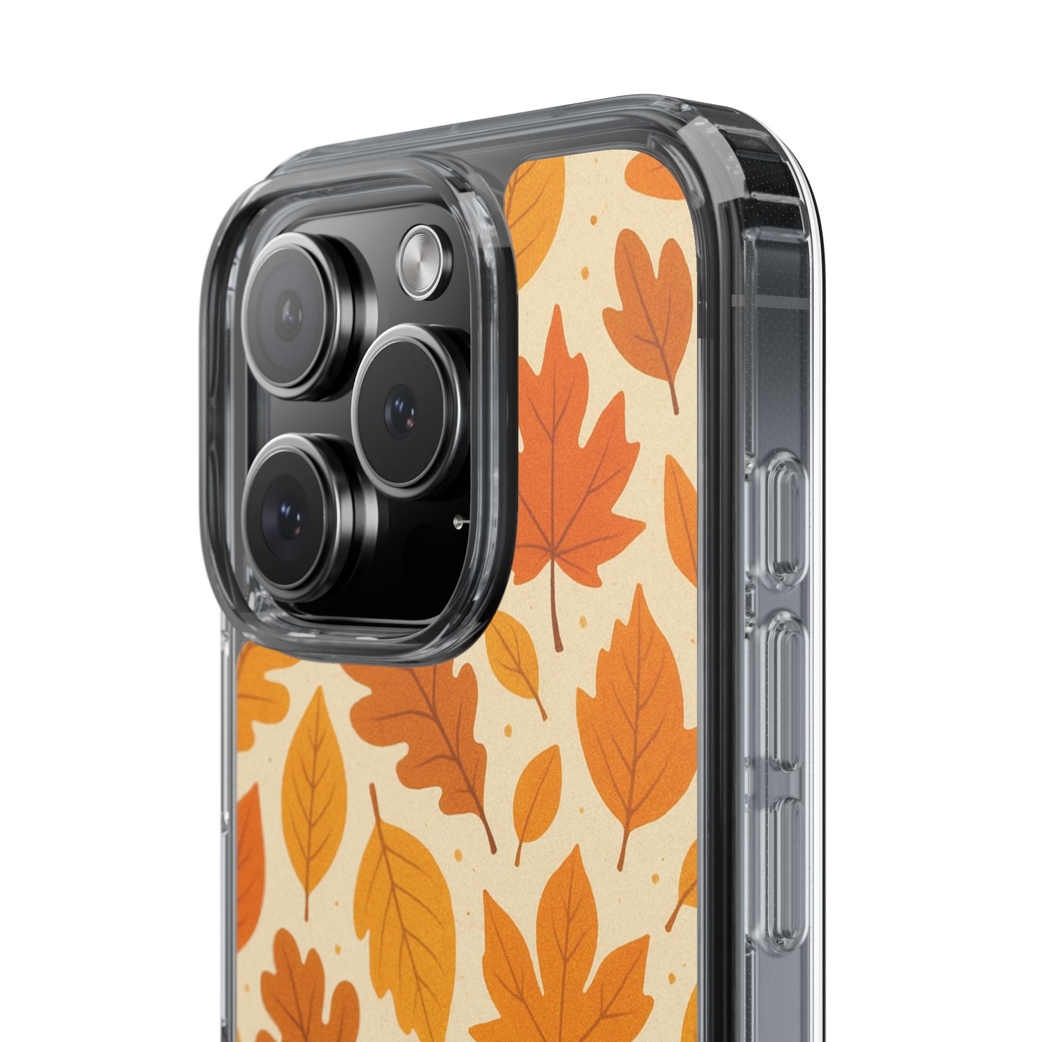 Autumn-Inspired Clear Phone Case | Fall Leaves Design | iPhone, Samsung, Seasonal Gift, Nature Lovers, Phone Accessory