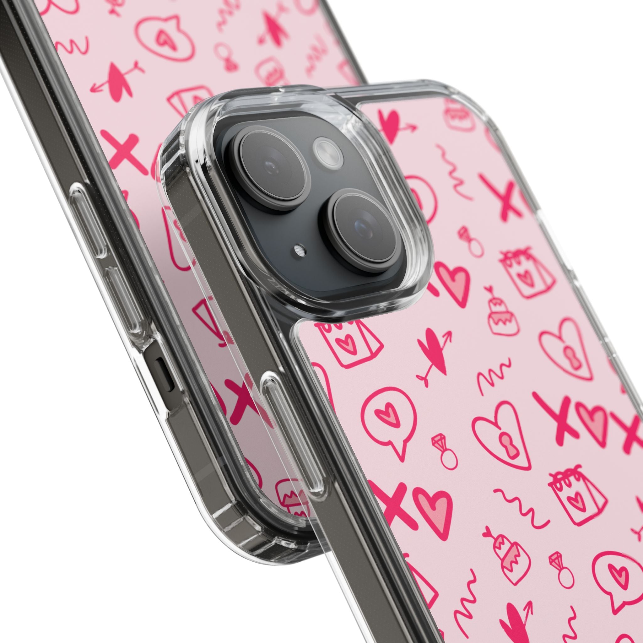 Pretty Pink Aesthetic Phone Case – Cute Protective Cover, Kawaii Shockproof Design for iPhone & Samsung