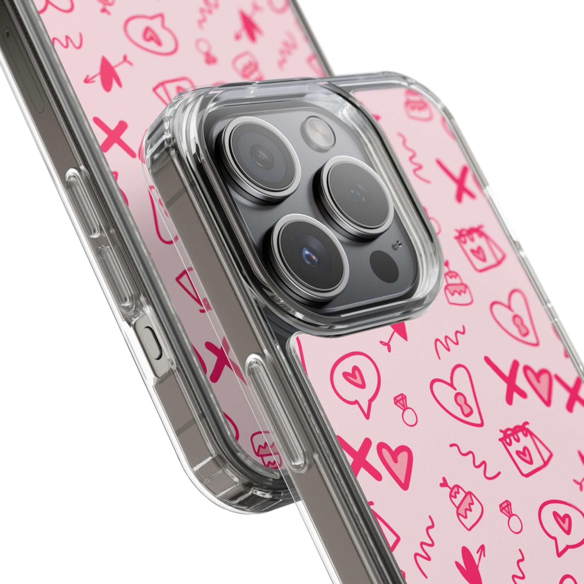 Pretty Pink Aesthetic Phone Case – Cute Protective Cover, Kawaii Shockproof Design for iPhone & Samsung