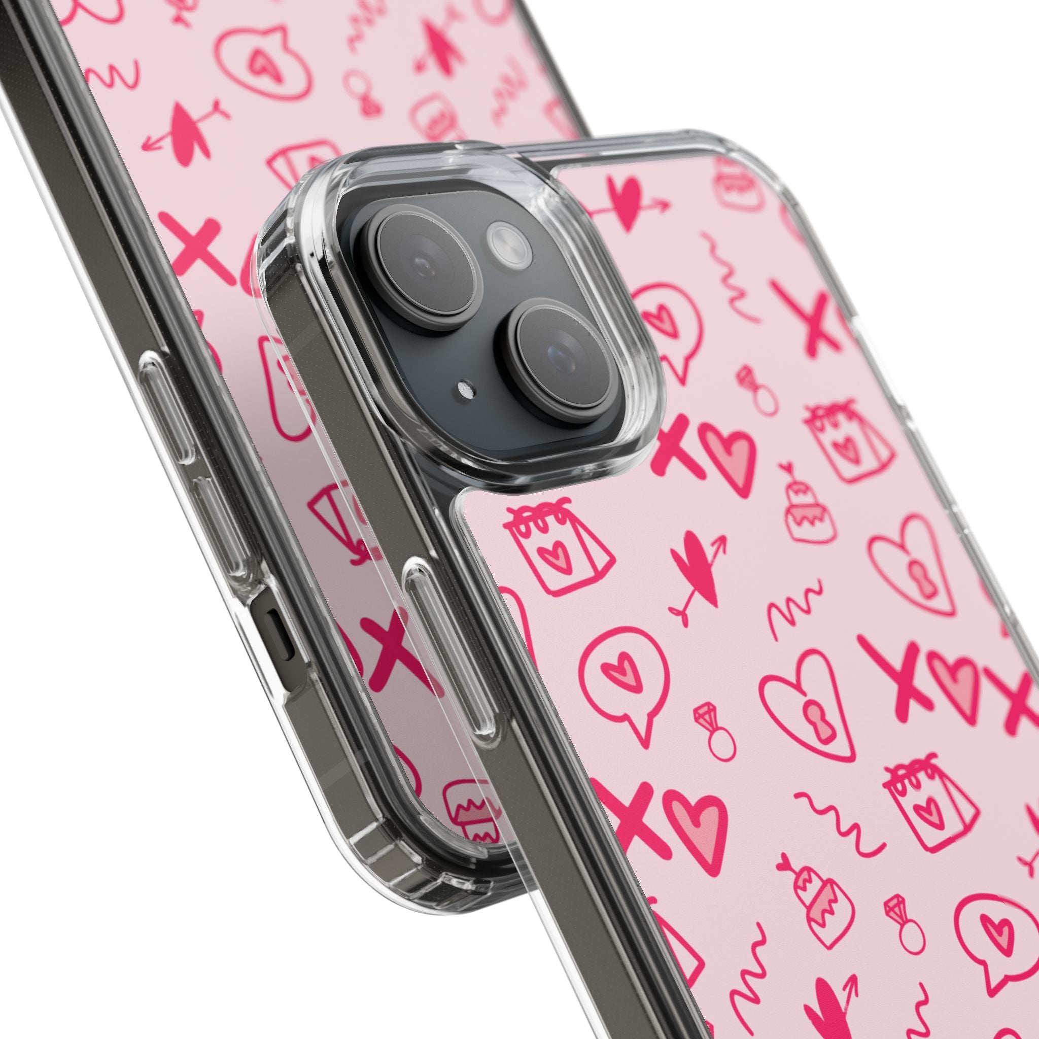 Pretty Pink Aesthetic Phone Case – Cute Protective Cover, Kawaii Shockproof Design for iPhone & Samsung