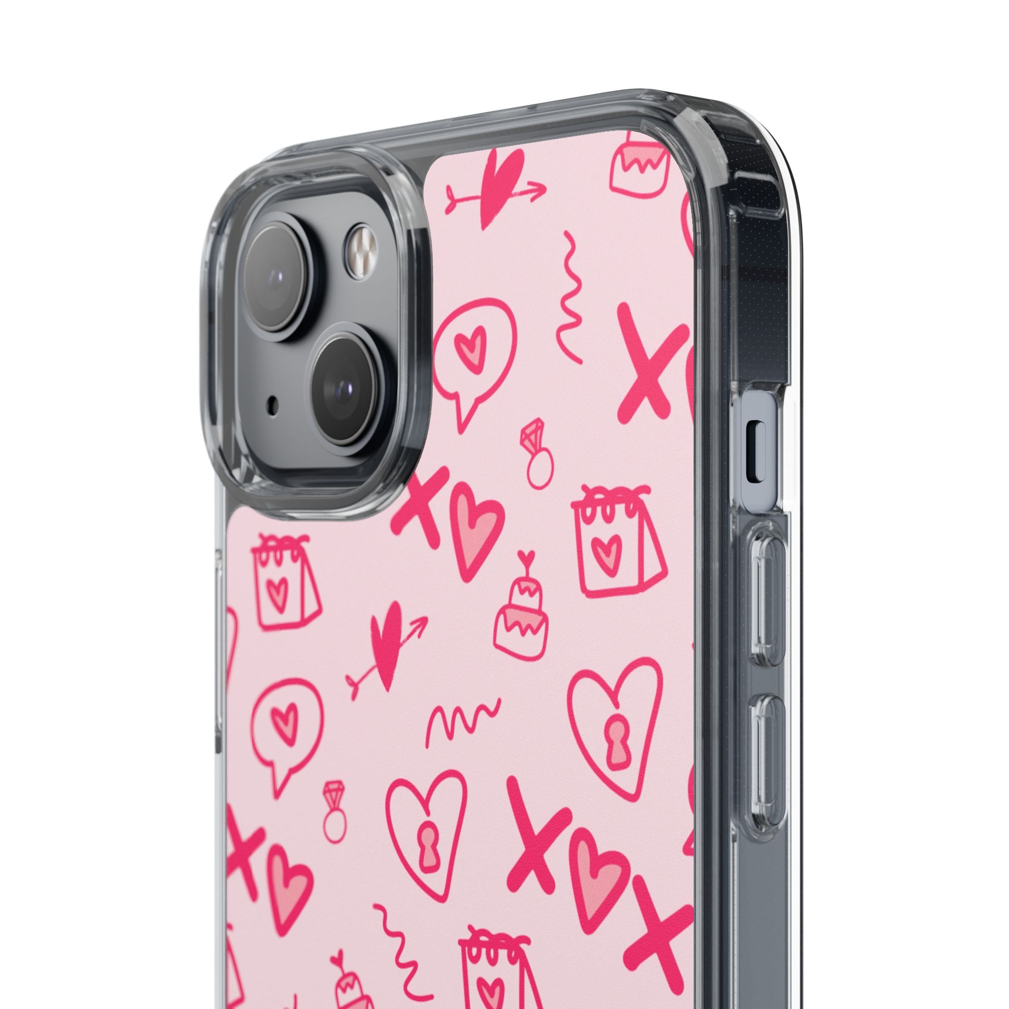 Pretty Pink Aesthetic Phone Case – Cute Protective Cover, Kawaii Shockproof Design for iPhone & Samsung