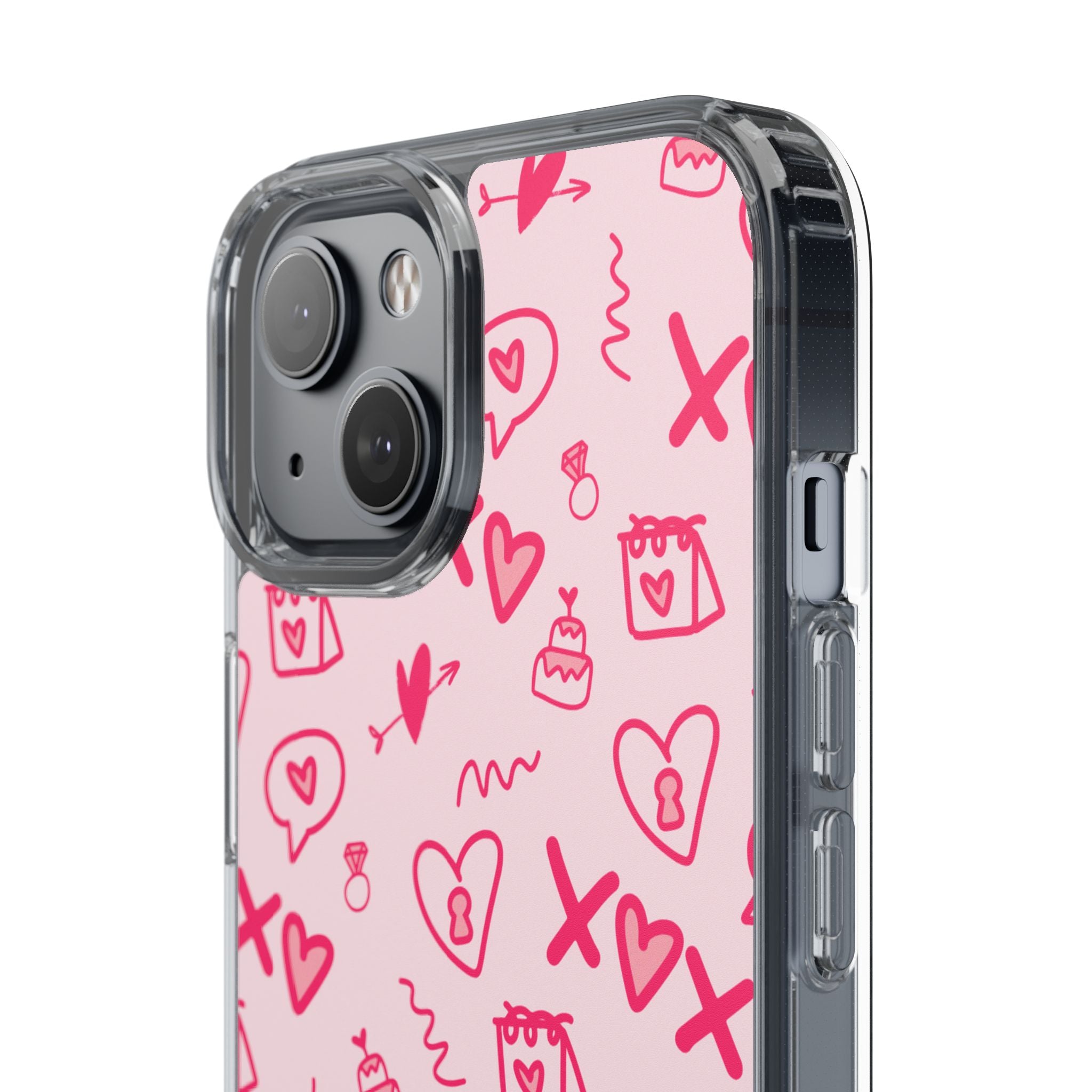 Pretty Pink Aesthetic Phone Case – Cute Protective Cover, Kawaii Shockproof Design for iPhone & Samsung