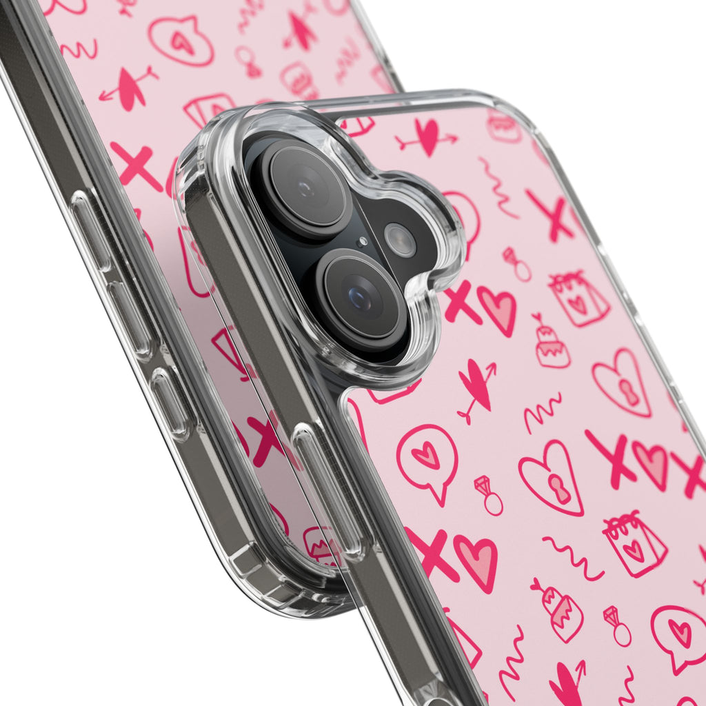 Pretty Pink Aesthetic Phone Case – Cute Protective Cover, Kawaii Shockproof Design for iPhone & Samsung