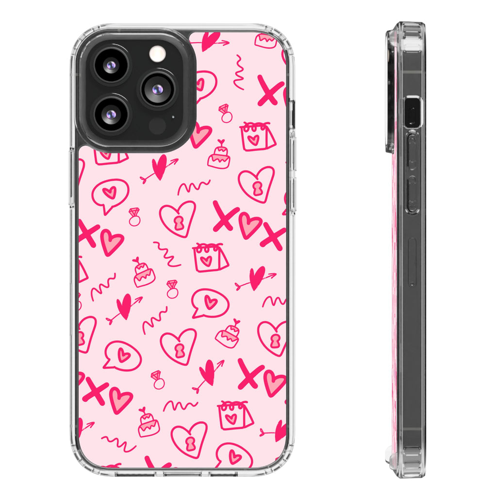 Pretty Pink Aesthetic Phone Case – Cute Protective Cover, Kawaii Shockproof Design for iPhone & Samsung