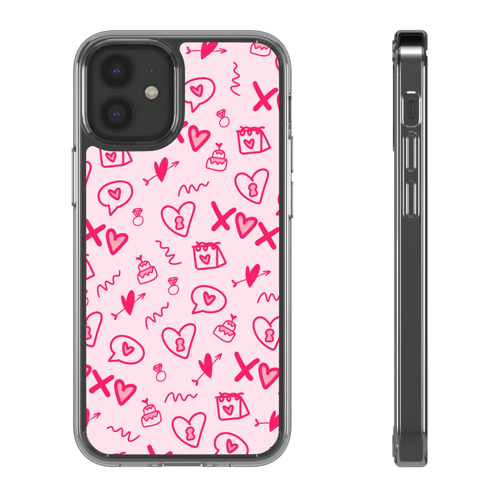 Pretty Pink Aesthetic Phone Case – Cute Protective Cover, Kawaii Shockproof Design for iPhone & Samsung
