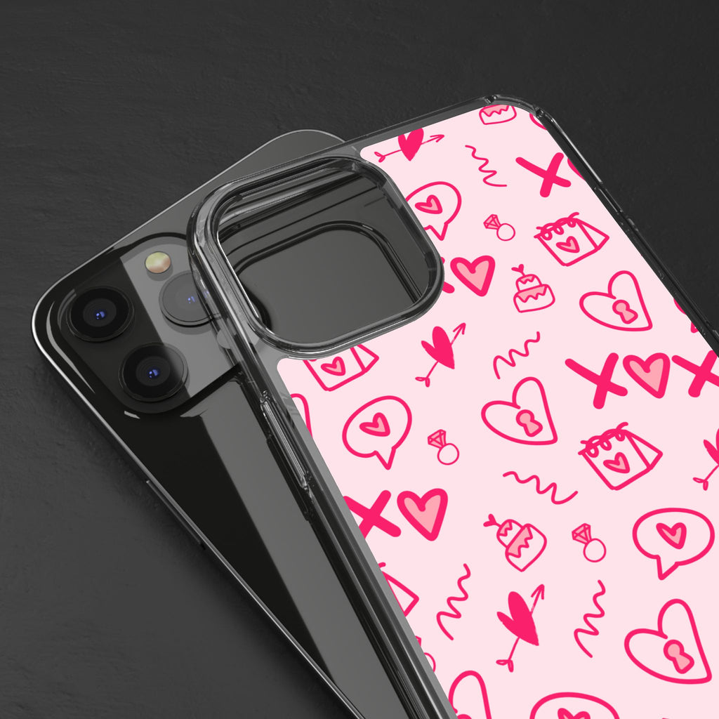 Pretty Pink Aesthetic Phone Case – Cute Protective Cover, Kawaii Shockproof Design for iPhone & Samsung