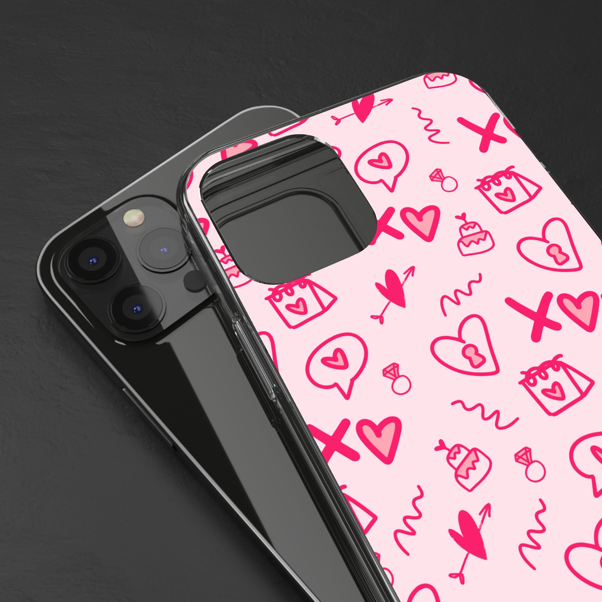 Pretty Pink Aesthetic Phone Case – Cute Protective Cover, Kawaii Shockproof Design for iPhone & Samsung