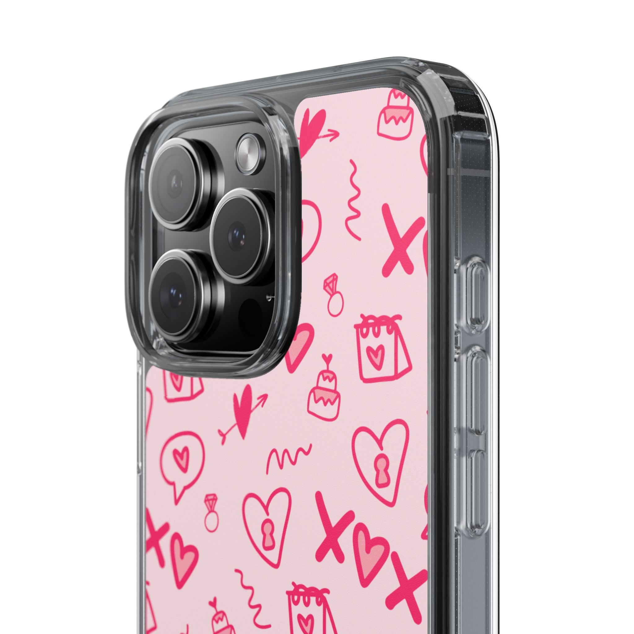 Pretty Pink Aesthetic Phone Case – Cute Protective Cover, Kawaii Shockproof Design for iPhone & Samsung