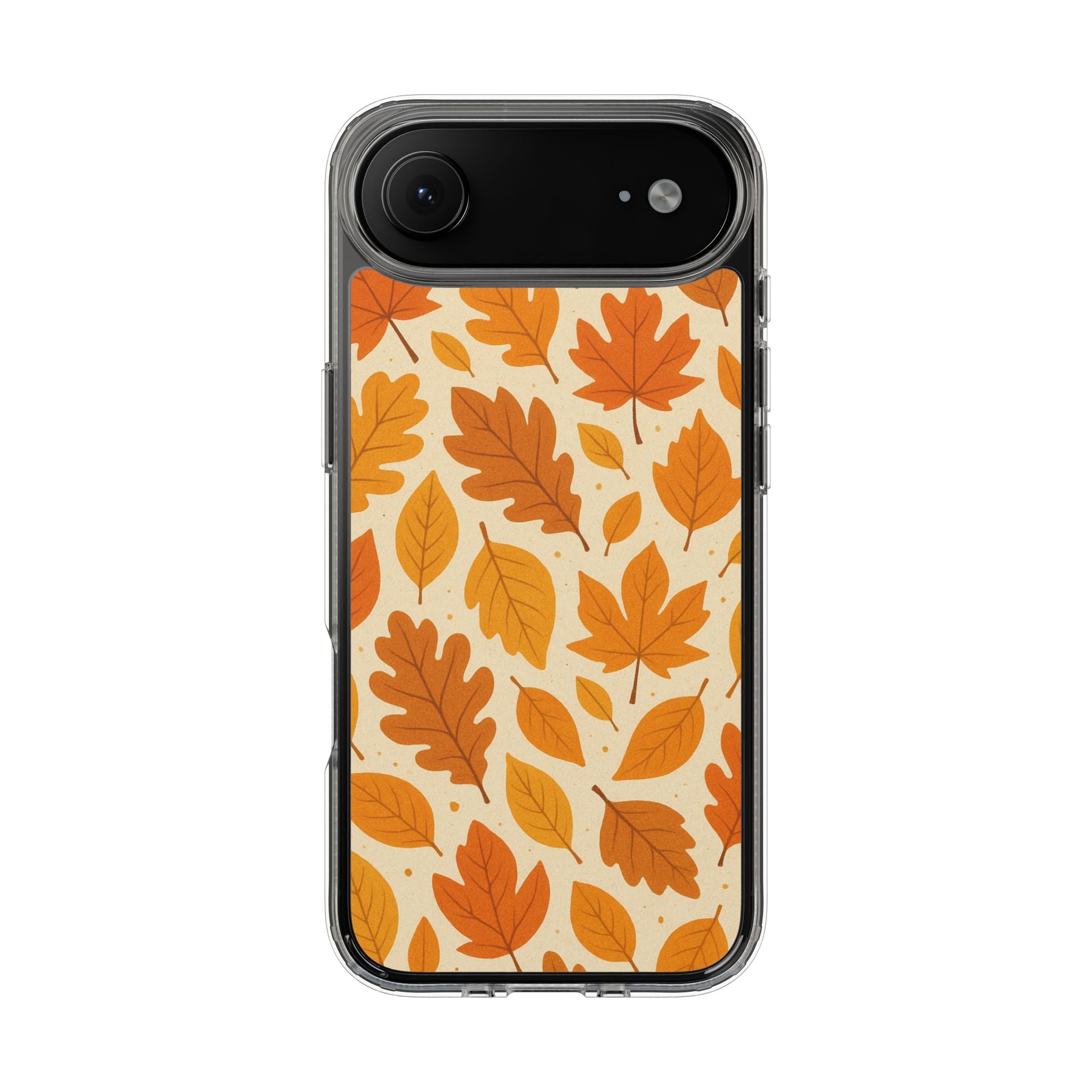 Autumn-Inspired Clear Phone Case | Fall Leaves Design | iPhone, Samsung, Seasonal Gift, Nature Lovers, Phone Accessory