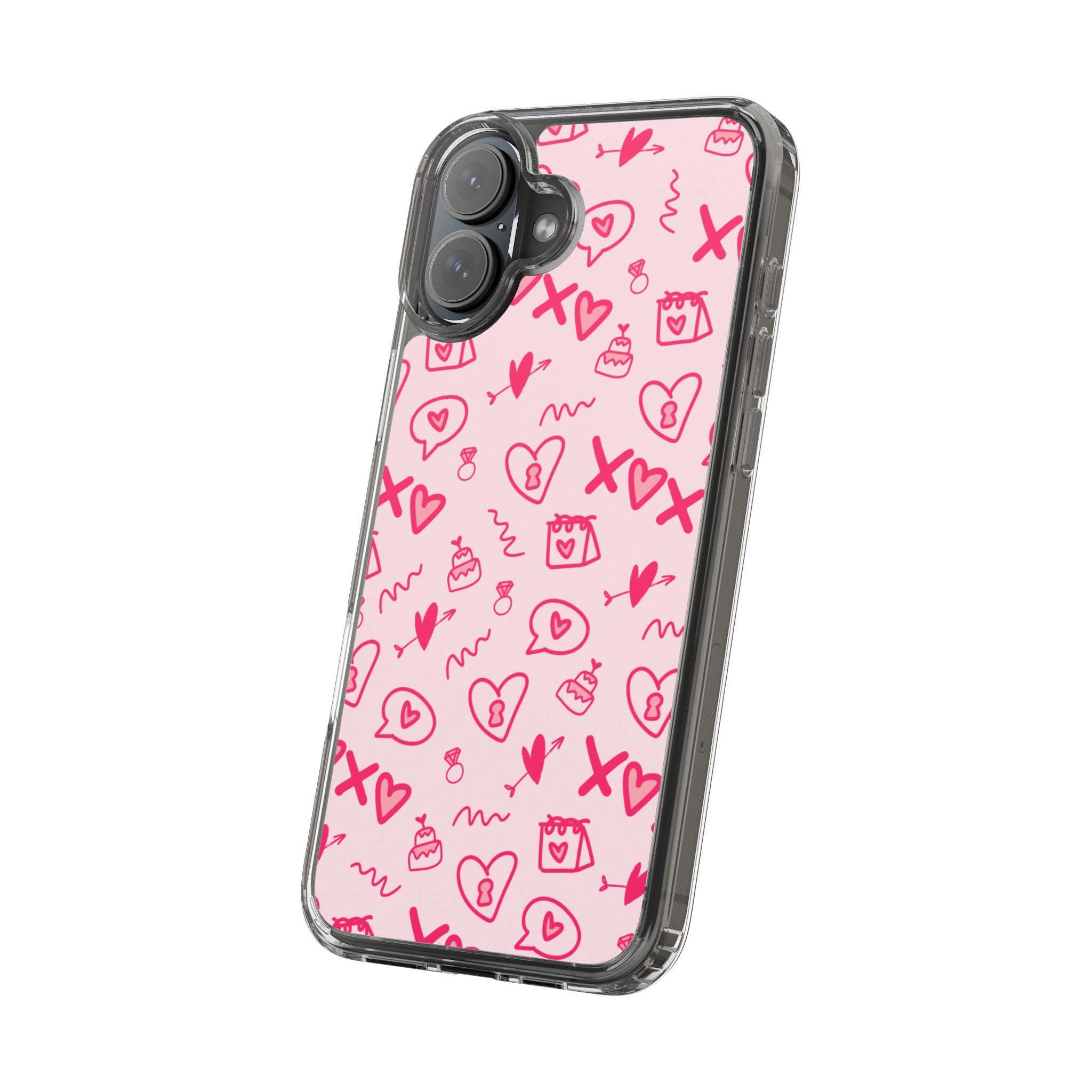 Pretty Pink Aesthetic Phone Case – Cute Protective Cover, Kawaii Shockproof Design for iPhone & Samsung