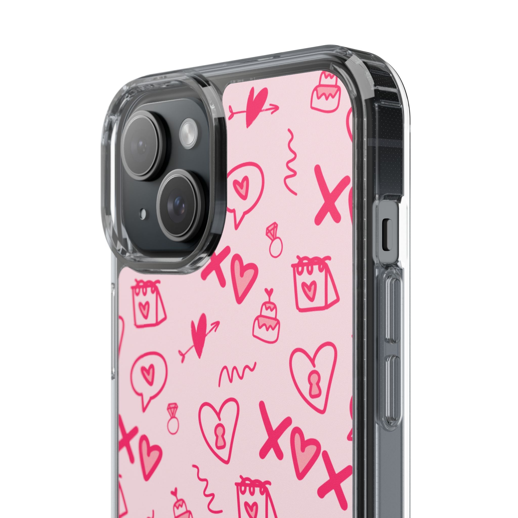 Pretty Pink Aesthetic Phone Case – Cute Protective Cover, Kawaii Shockproof Design for iPhone & Samsung