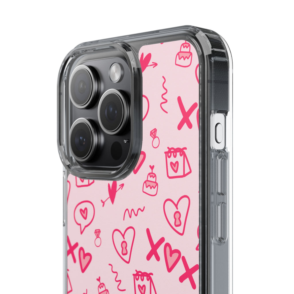 Pretty Pink Aesthetic Phone Case – Cute Protective Cover, Kawaii Shockproof Design for iPhone & Samsung