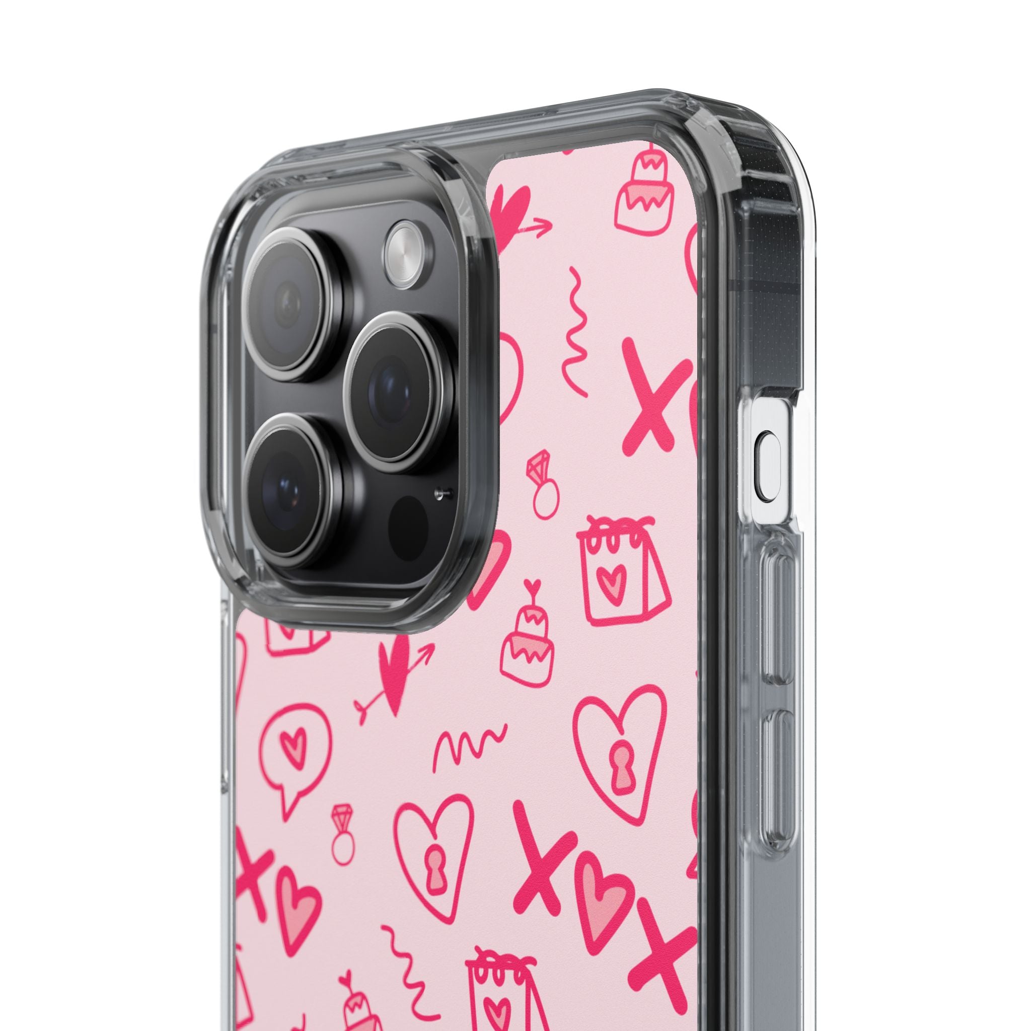 Pretty Pink Aesthetic Phone Case – Cute Protective Cover, Kawaii Shockproof Design for iPhone & Samsung