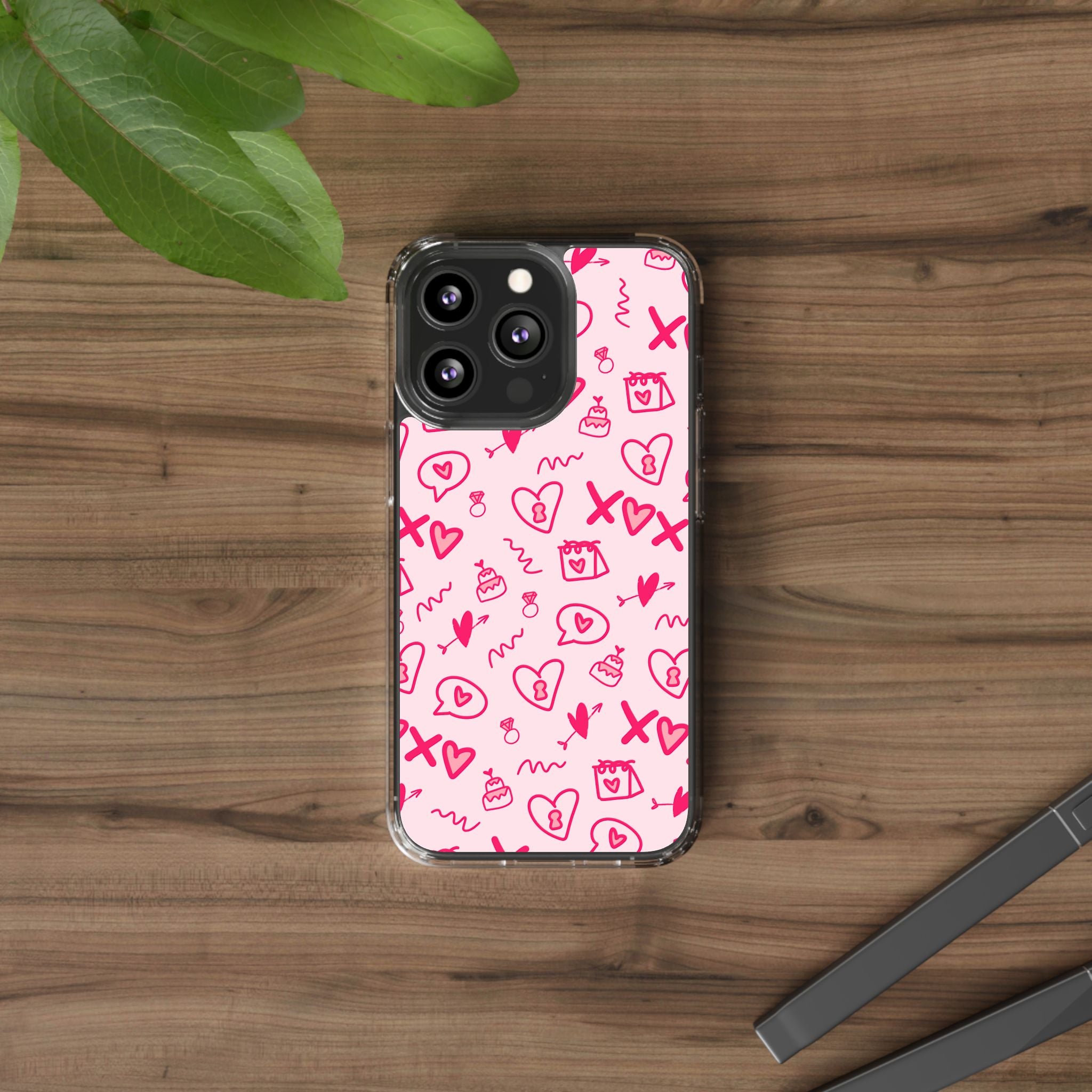 Pretty Pink Aesthetic Phone Case – Cute Protective Cover, Kawaii Shockproof Design for iPhone & Samsung