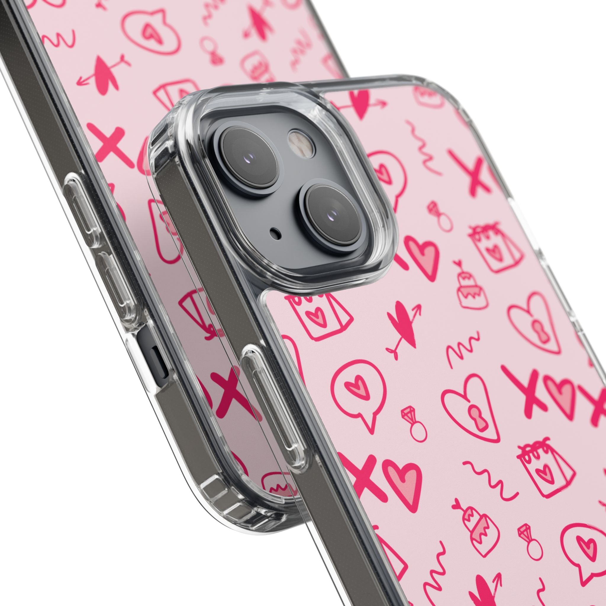 Pretty Pink Aesthetic Phone Case – Cute Protective Cover, Kawaii Shockproof Design for iPhone & Samsung