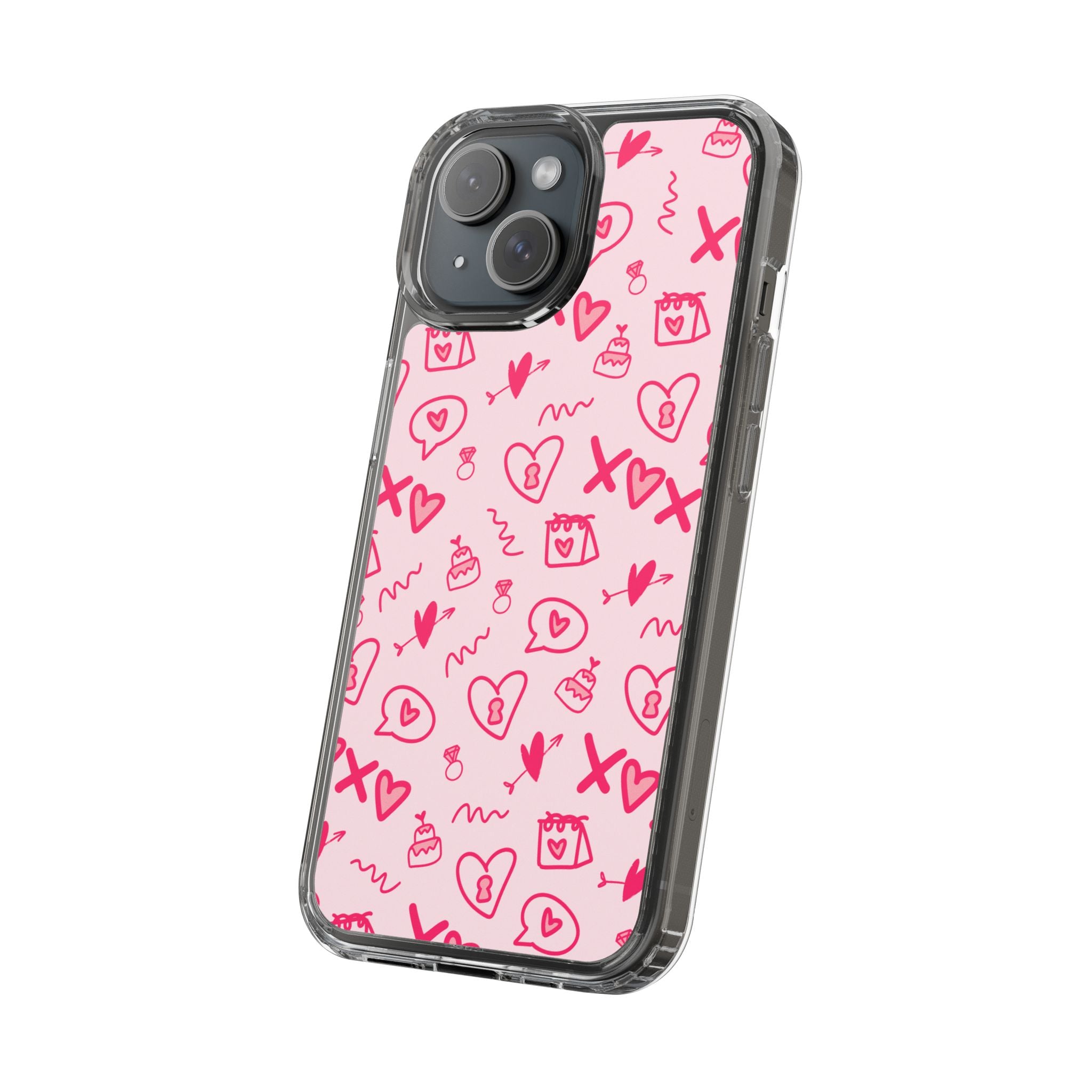 Pretty Pink Aesthetic Phone Case – Cute Protective Cover, Kawaii Shockproof Design for iPhone & Samsung