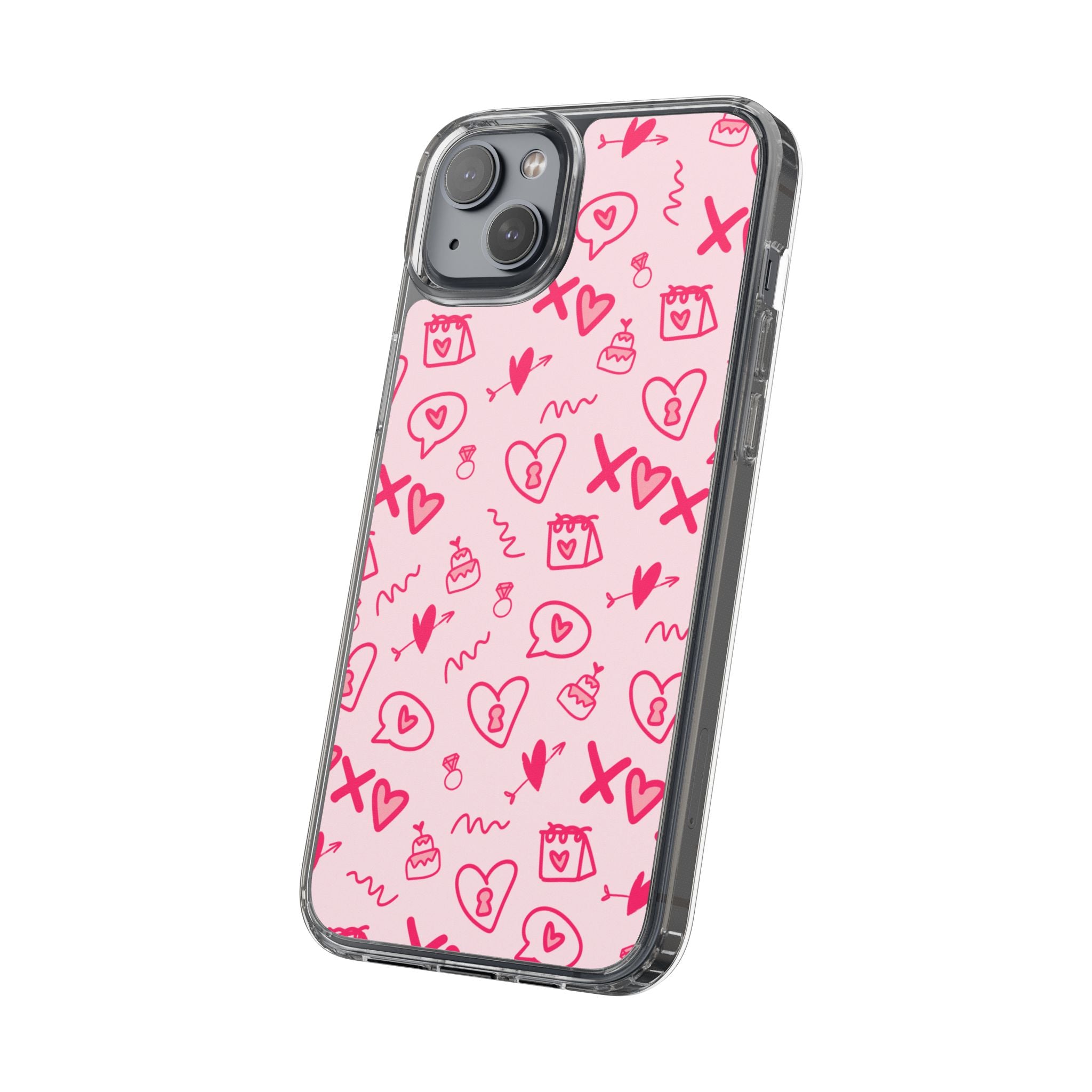 Pretty Pink Aesthetic Phone Case – Cute Protective Cover, Kawaii Shockproof Design for iPhone & Samsung
