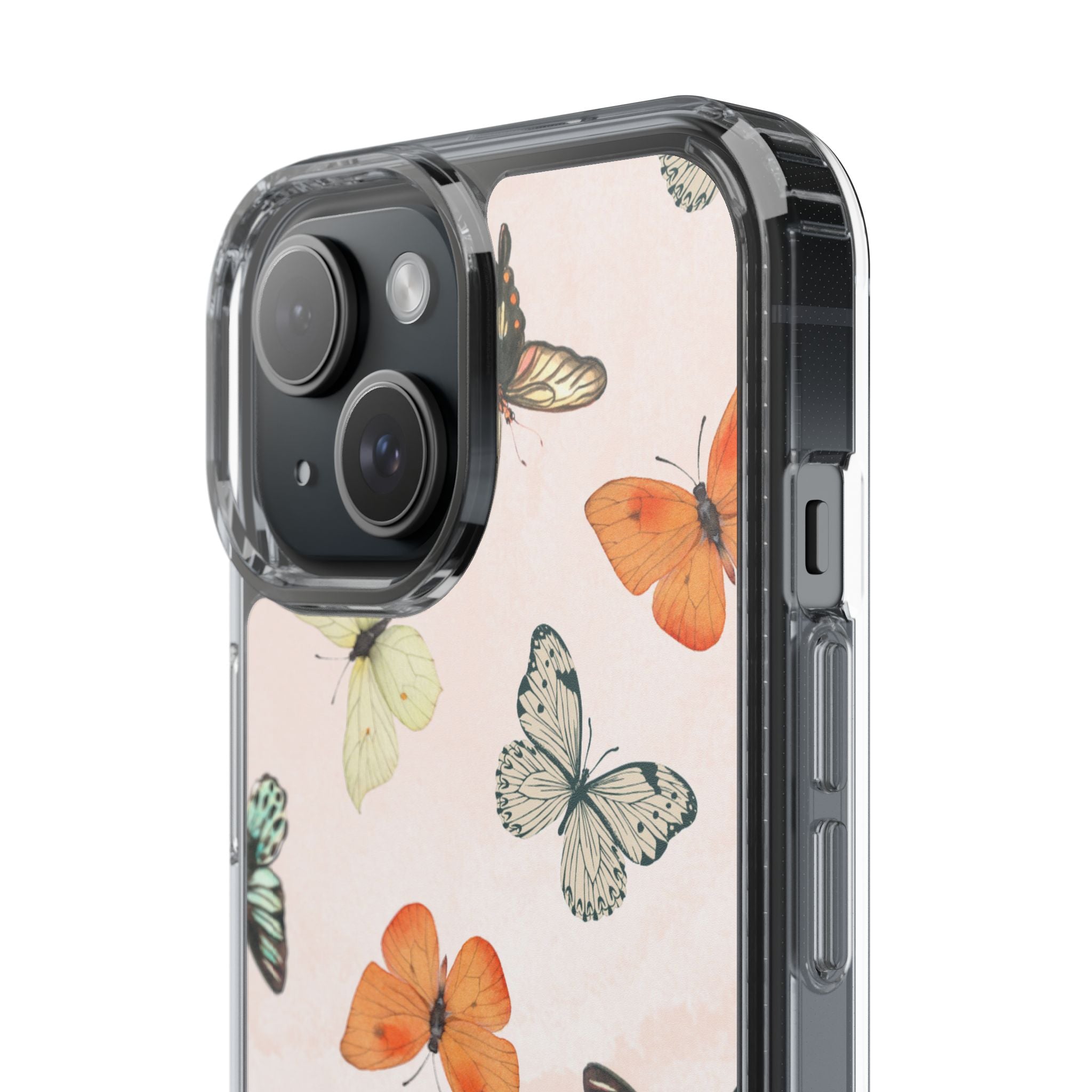 Butterfly Pattern Aesthetic Phone Case – Slim Lightweight Protective Cover, Cute Colorful Design for Women & Girls