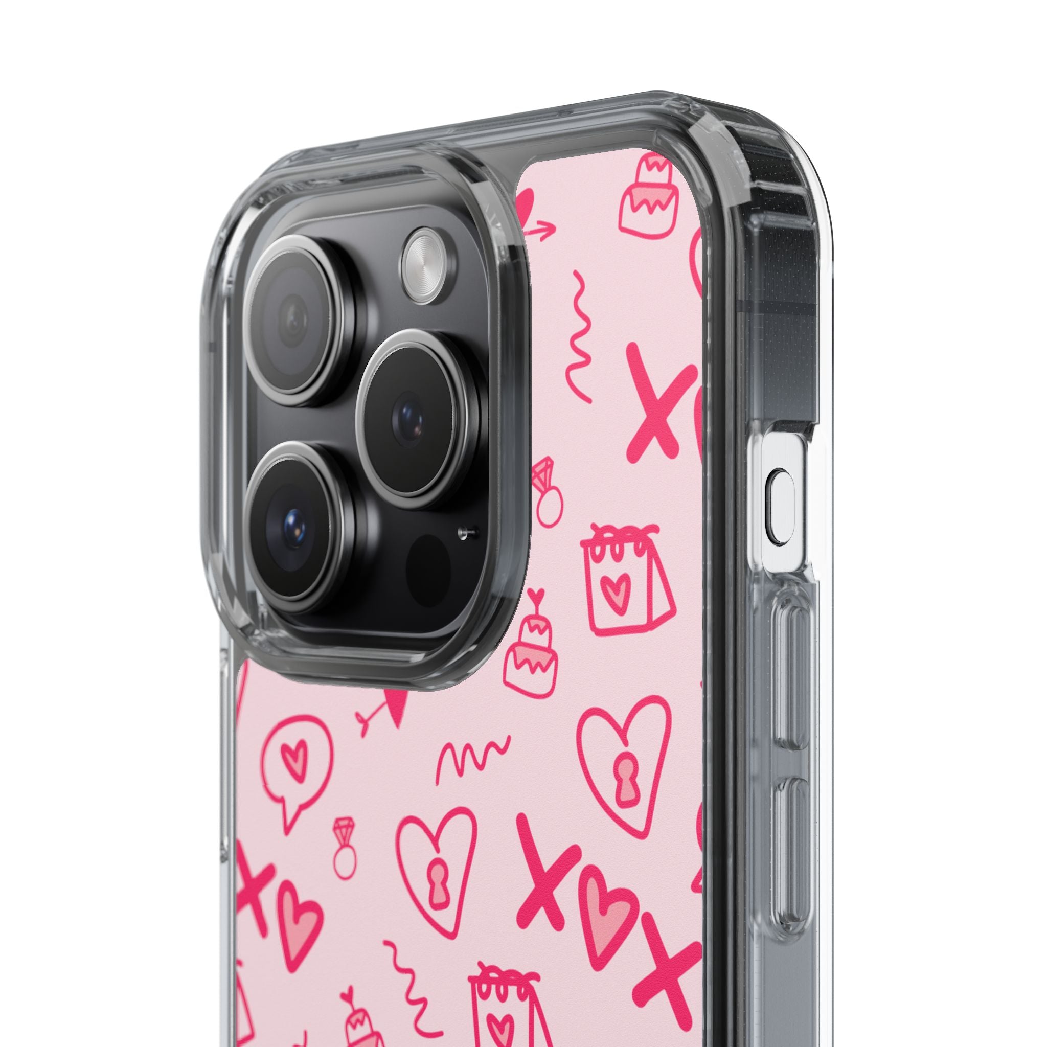 Pretty Pink Aesthetic Phone Case – Cute Protective Cover, Kawaii Shockproof Design for iPhone & Samsung