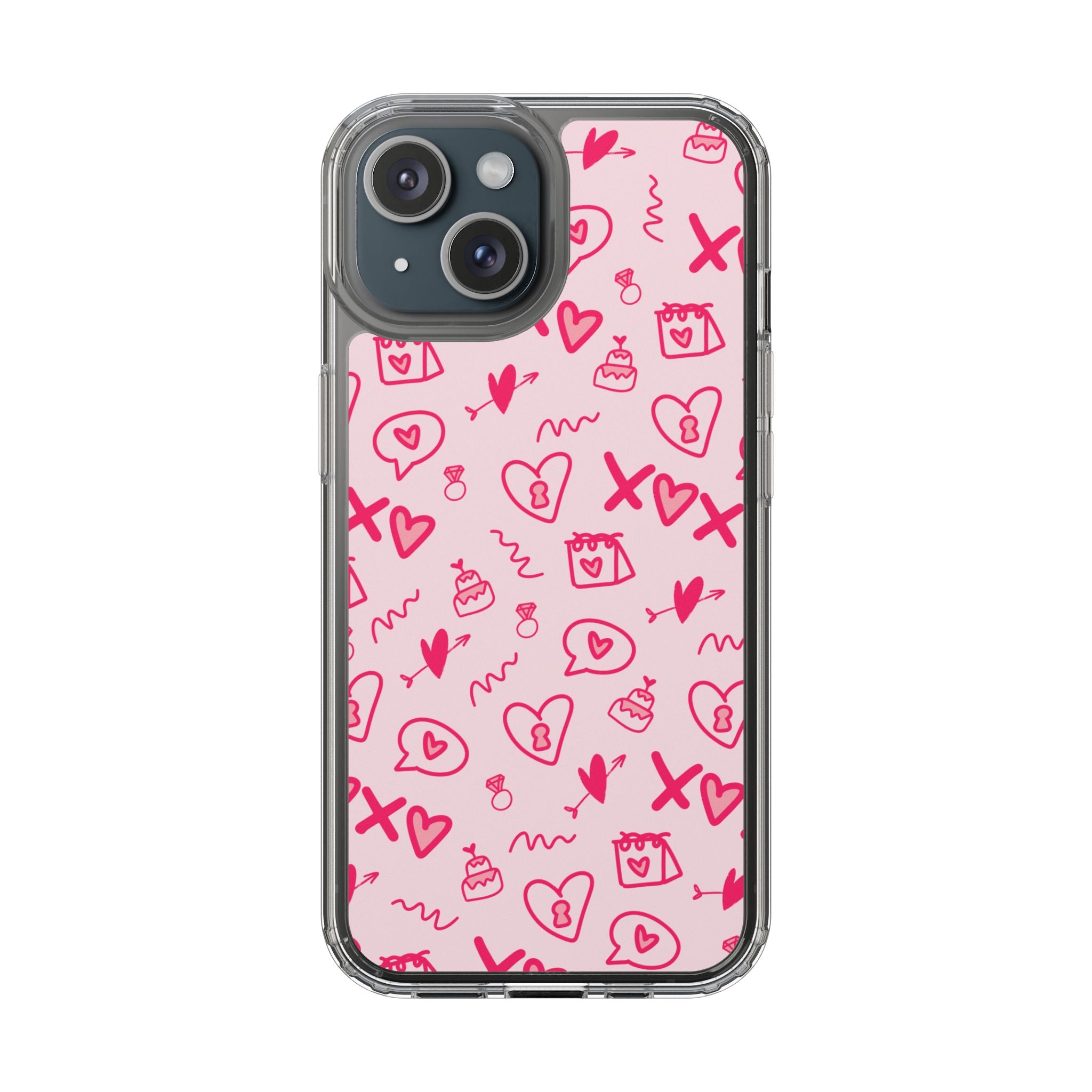 Pretty Pink Aesthetic Phone Case – Cute Protective Cover, Kawaii Shockproof Design for iPhone & Samsung