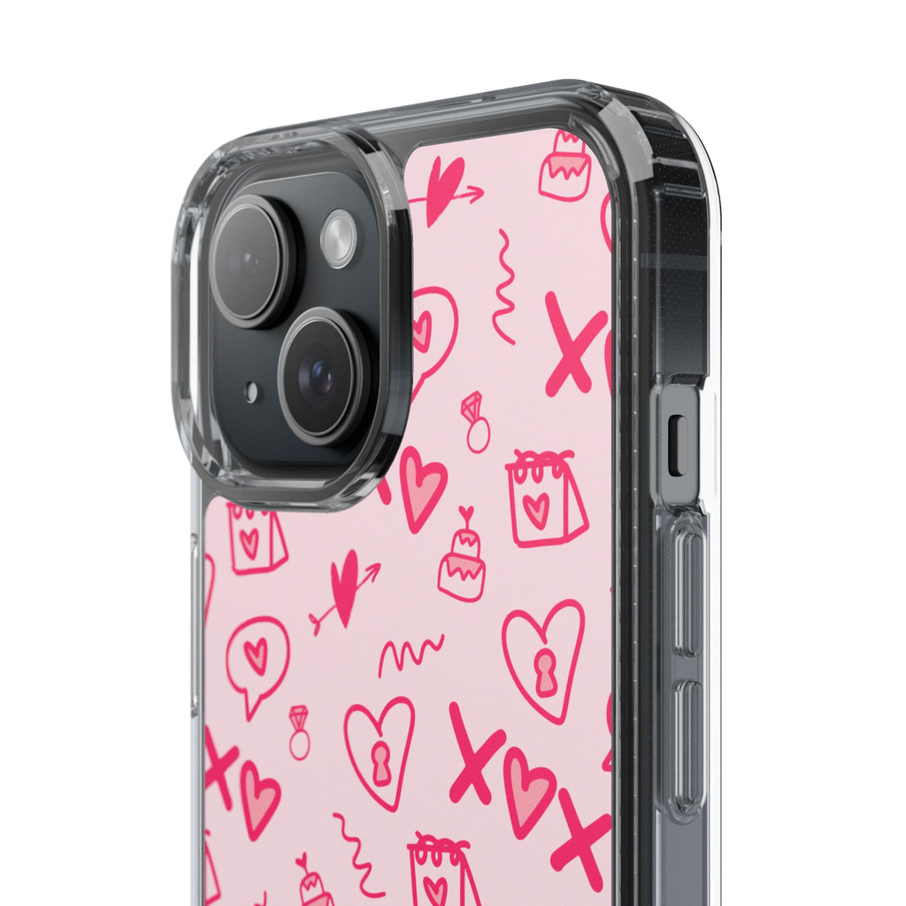 Pretty Pink Aesthetic Phone Case – Cute Protective Cover, Kawaii Shockproof Design for iPhone & Samsung