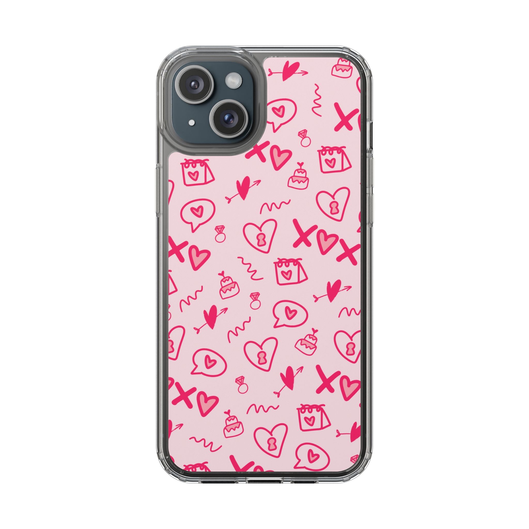 Pretty Pink Aesthetic Phone Case – Cute Protective Cover, Kawaii Shockproof Design for iPhone & Samsung