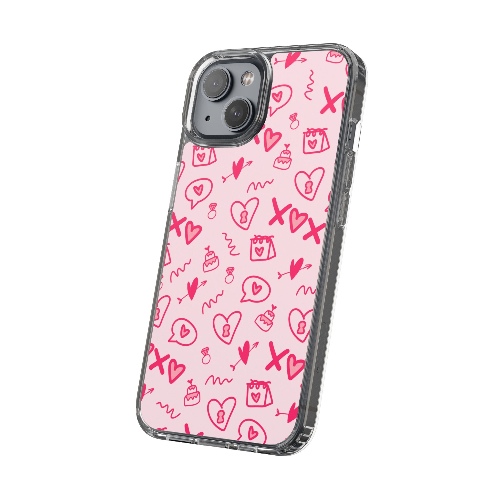 Pretty Pink Aesthetic Phone Case – Cute Protective Cover, Kawaii Shockproof Design for iPhone & Samsung