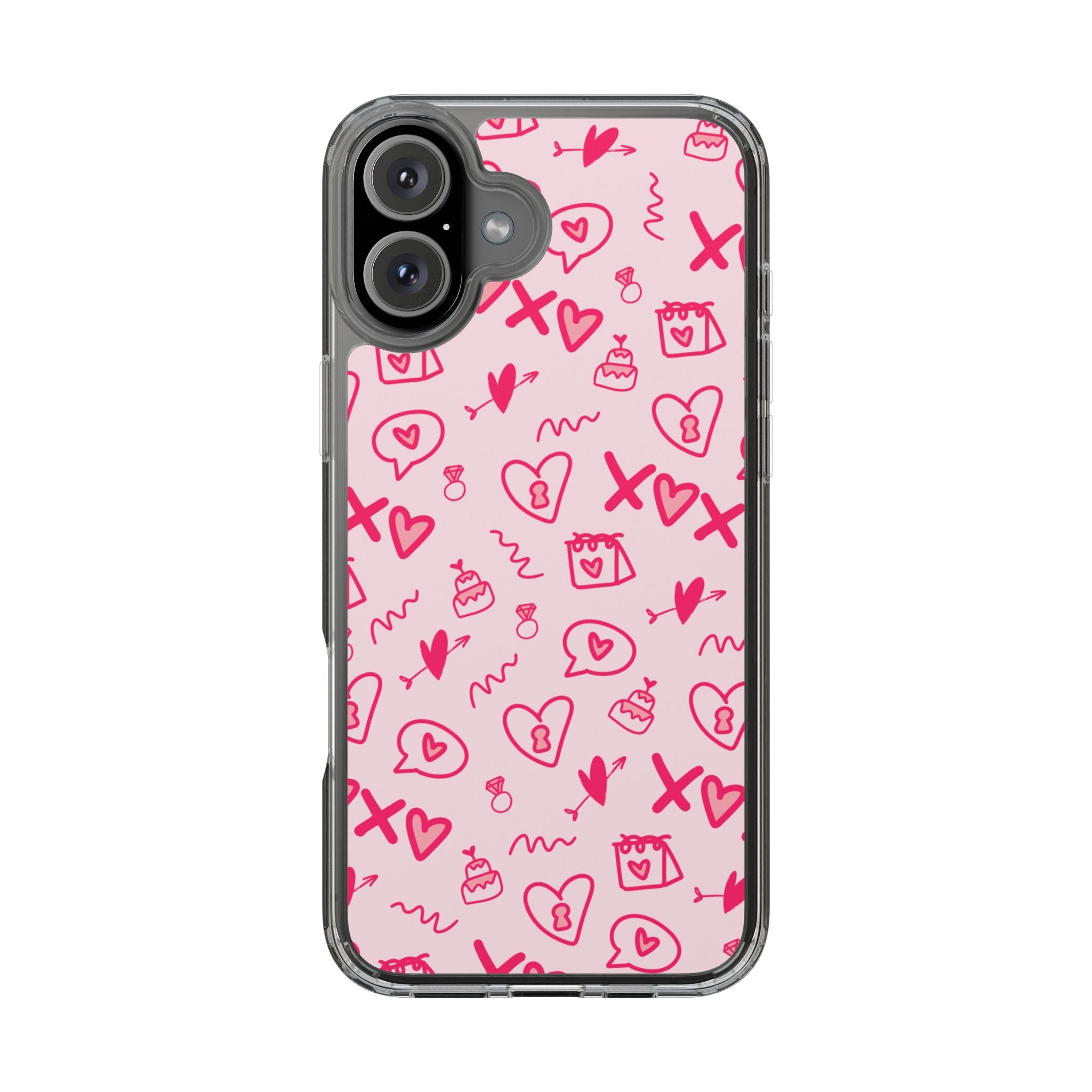Pretty Pink Aesthetic Phone Case – Cute Protective Cover, Kawaii Shockproof Design for iPhone & Samsung