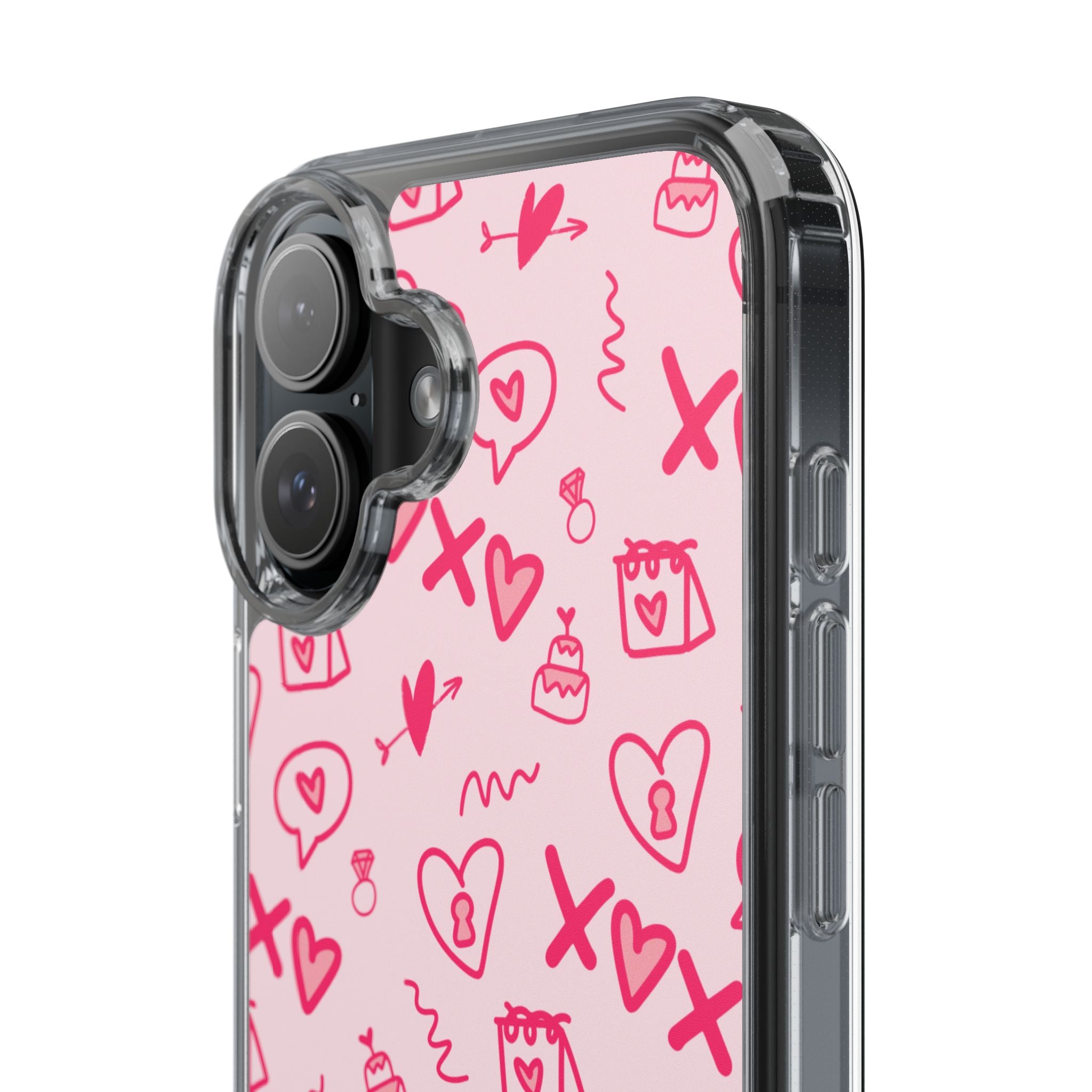 Pretty Pink Aesthetic Phone Case – Cute Protective Cover, Kawaii Shockproof Design for iPhone & Samsung