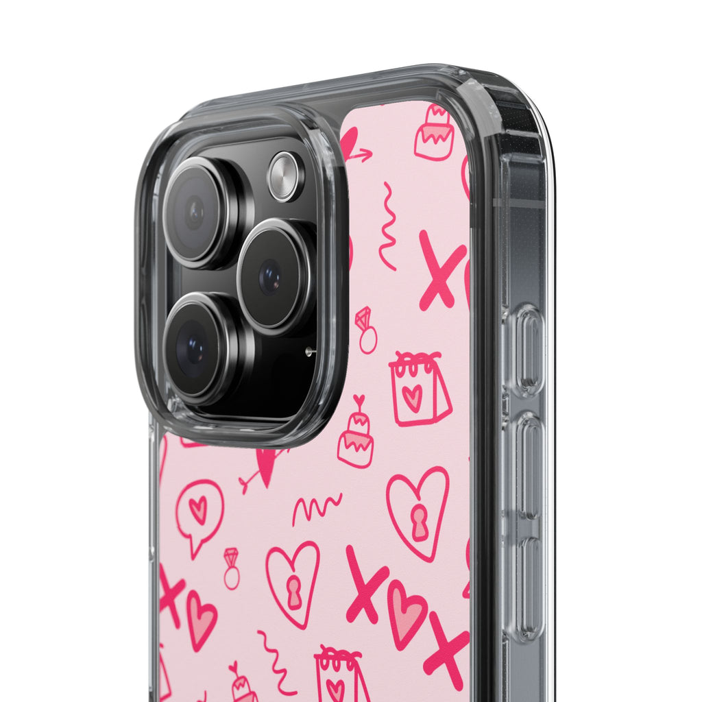 Pretty Pink Aesthetic Phone Case – Cute Protective Cover, Kawaii Shockproof Design for iPhone & Samsung