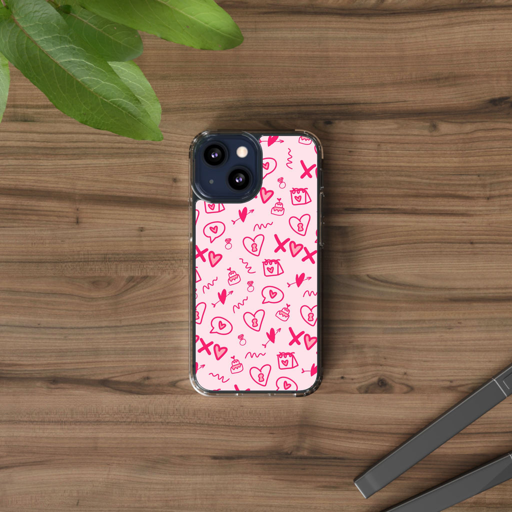 Pretty Pink Aesthetic Phone Case – Cute Protective Cover, Kawaii Shockproof Design for iPhone & Samsung