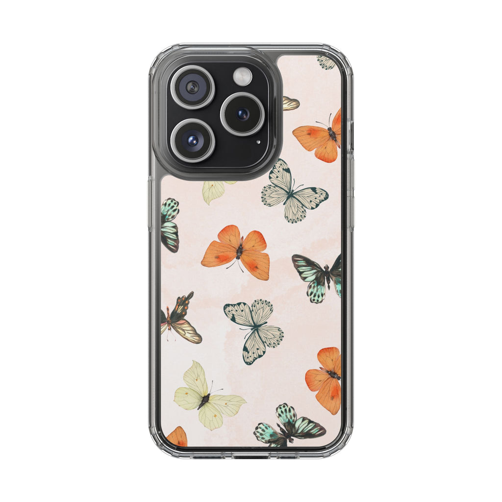Butterfly Pattern Aesthetic Phone Case – Slim Lightweight Protective Cover, Cute Colorful Design for Women & Girls