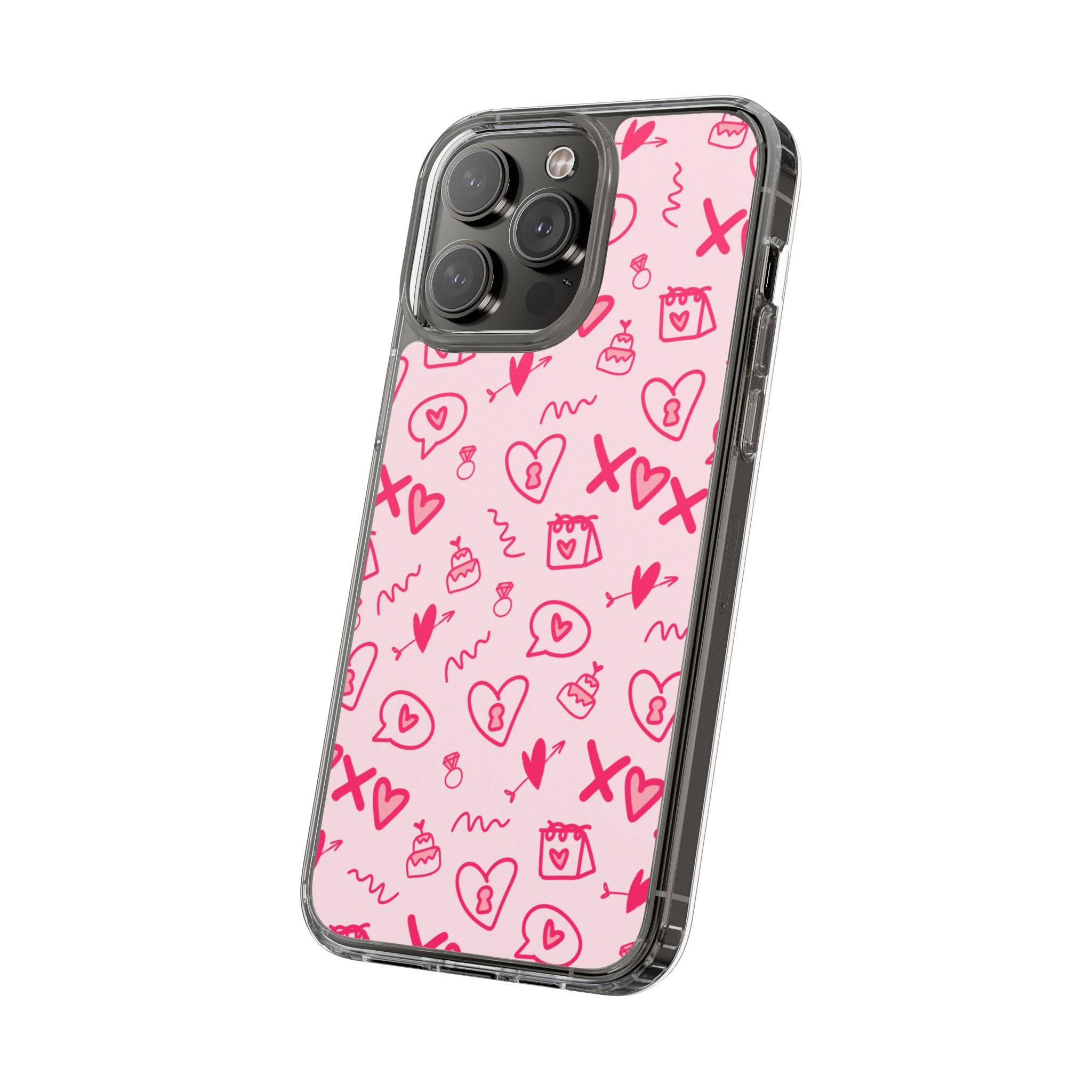 Pretty Pink Aesthetic Phone Case – Cute Protective Cover, Kawaii Shockproof Design for iPhone & Samsung