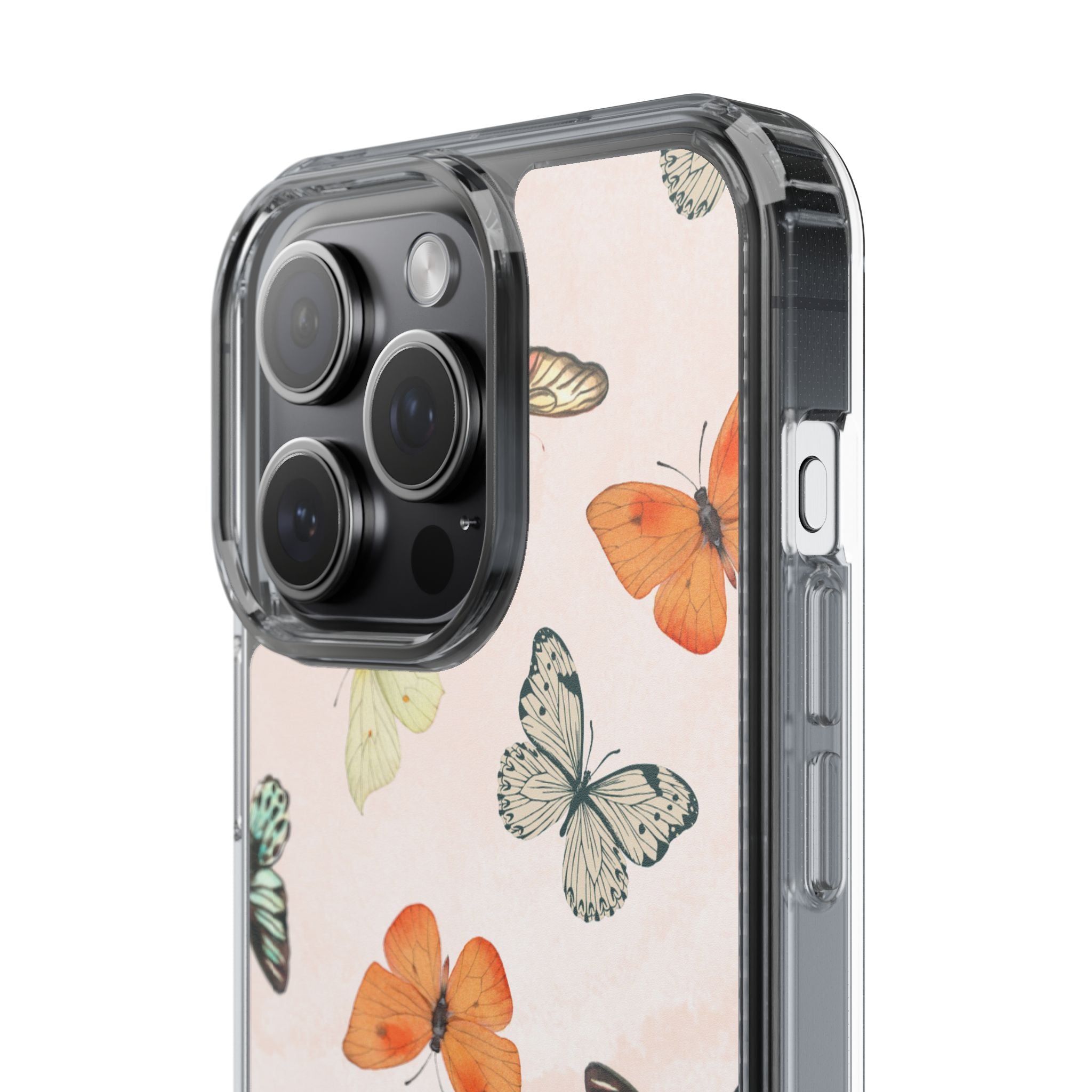 Butterfly Pattern Aesthetic Phone Case – Slim Lightweight Protective Cover, Cute Colorful Design for Women & Girls