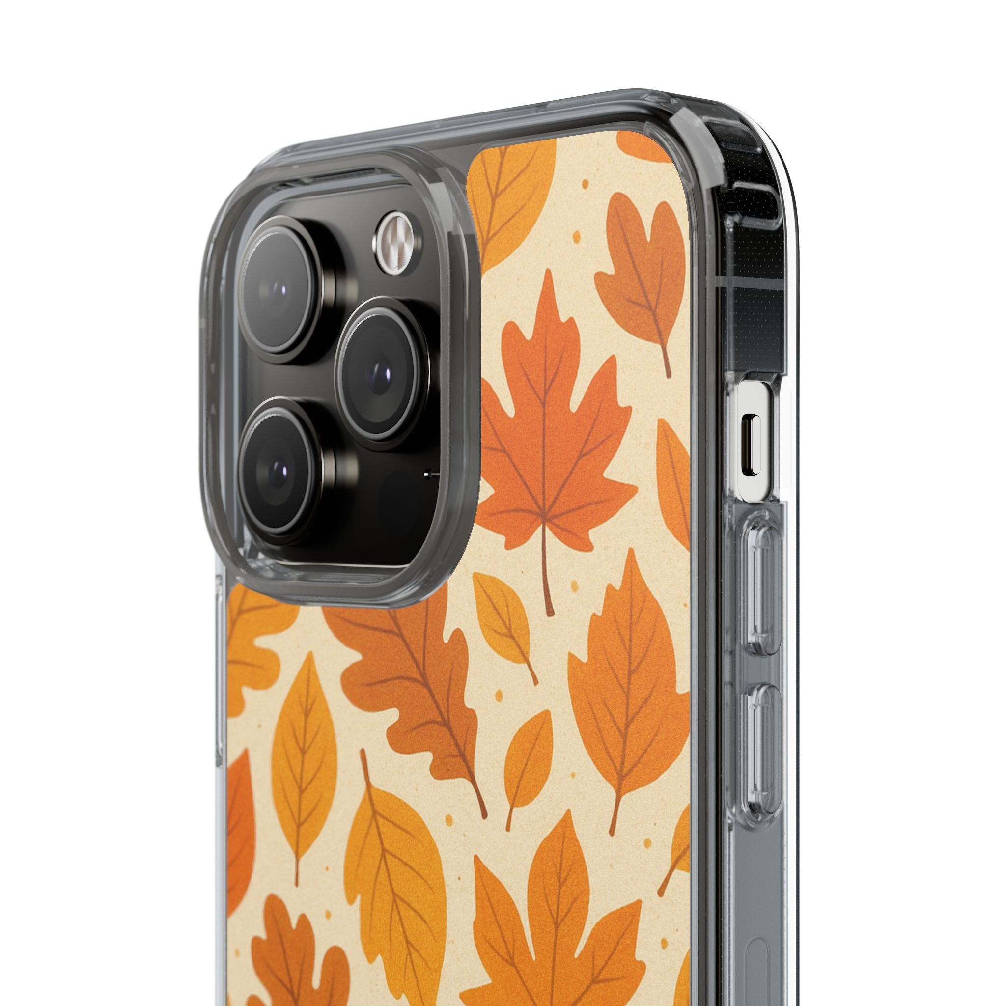 Autumn-Inspired Clear Phone Case | Fall Leaves Design | iPhone, Samsung, Seasonal Gift, Nature Lovers, Phone Accessory