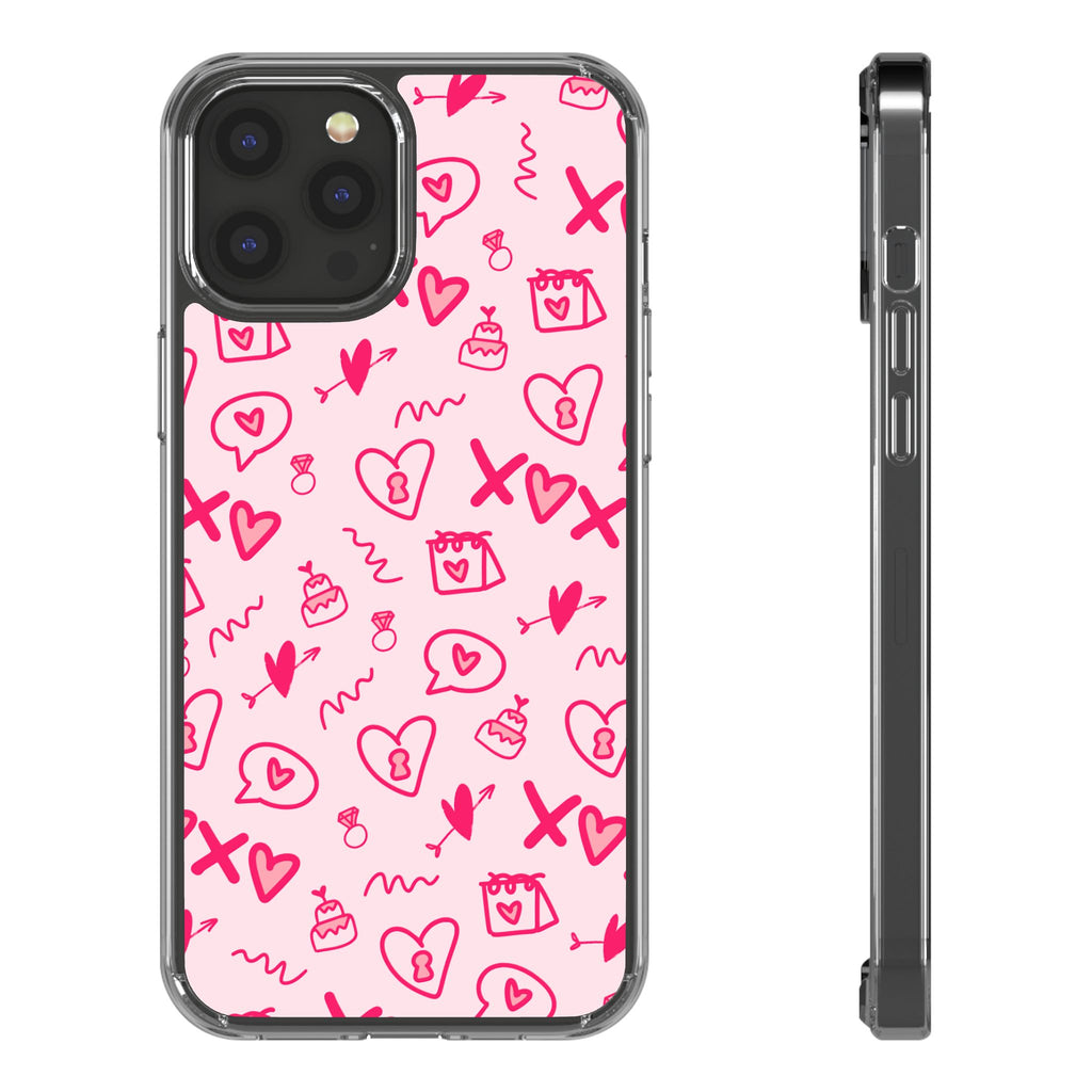 Pretty Pink Aesthetic Phone Case – Cute Protective Cover, Kawaii Shockproof Design for iPhone & Samsung