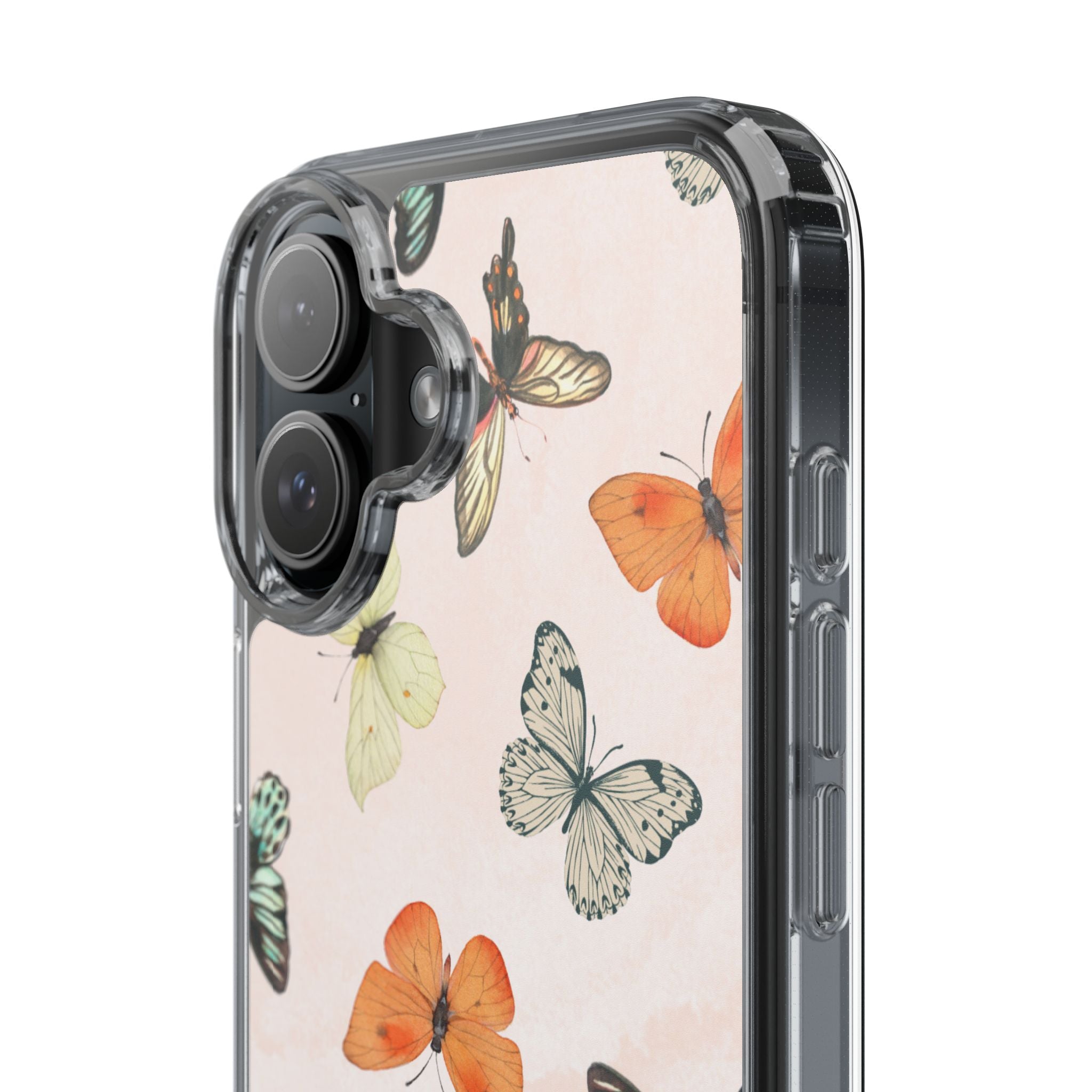 Butterfly Pattern Aesthetic Phone Case – Slim Lightweight Protective Cover, Cute Colorful Design for Women & Girls