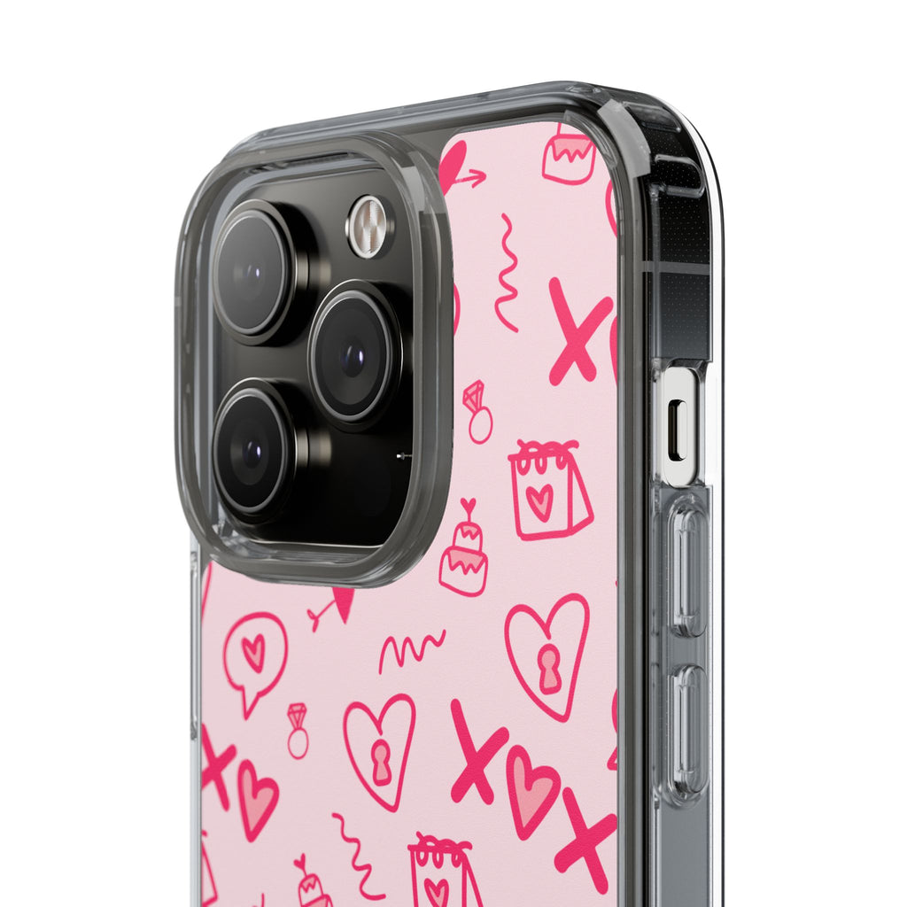 Pretty Pink Aesthetic Phone Case – Cute Protective Cover, Kawaii Shockproof Design for iPhone & Samsung