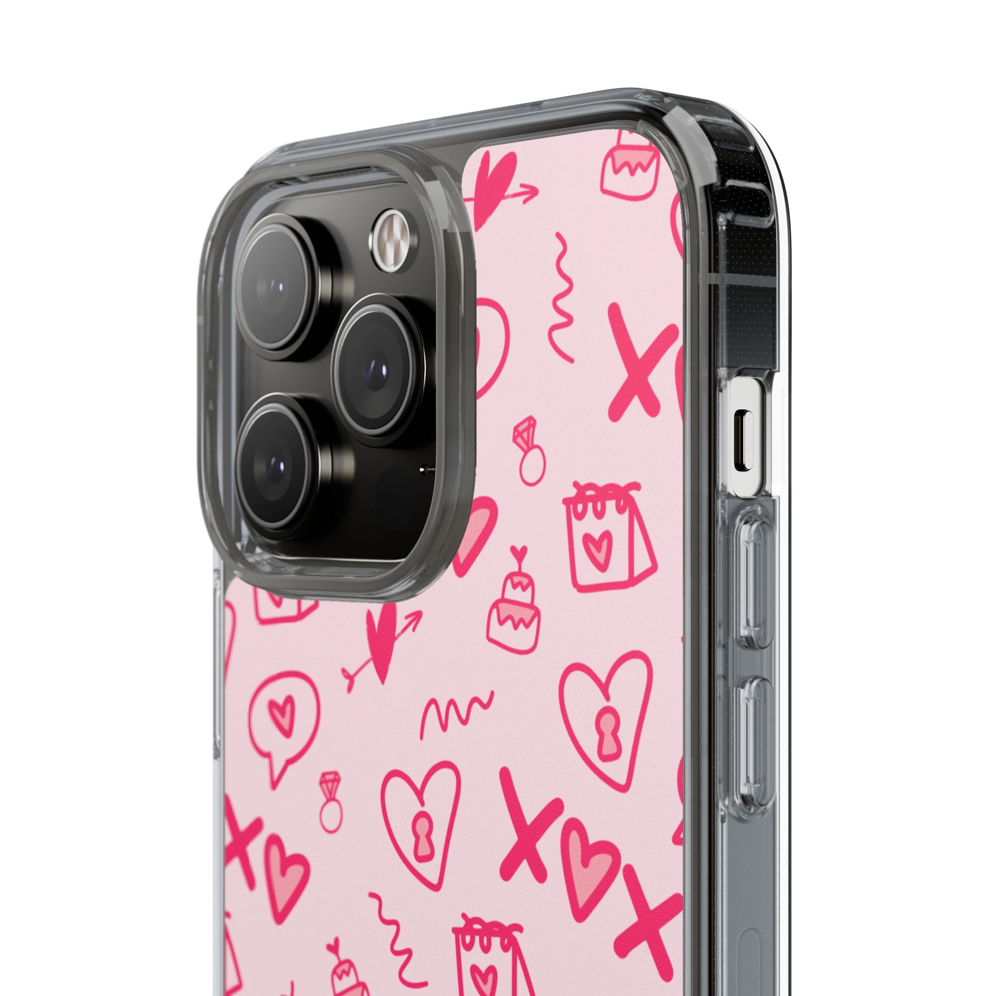 Pretty Pink Aesthetic Phone Case – Cute Protective Cover, Kawaii Shockproof Design for iPhone & Samsung