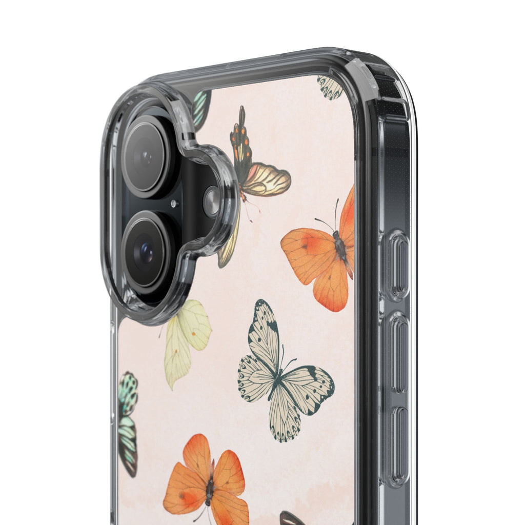 Butterfly Pattern Aesthetic Phone Case – Slim Lightweight Protective Cover, Cute Colorful Design for Women & Girls