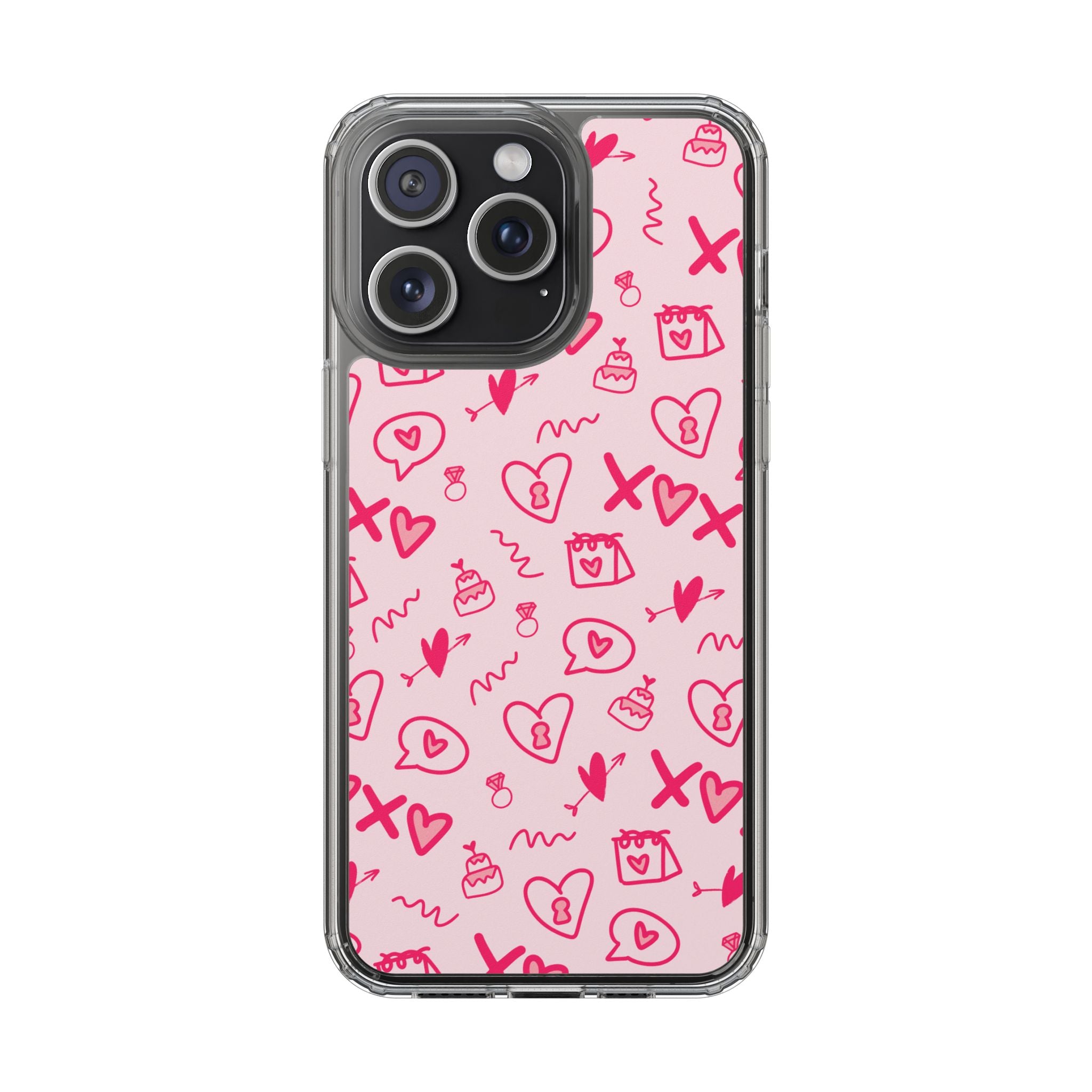 Pretty Pink Aesthetic Phone Case – Cute Protective Cover, Kawaii Shockproof Design for iPhone & Samsung