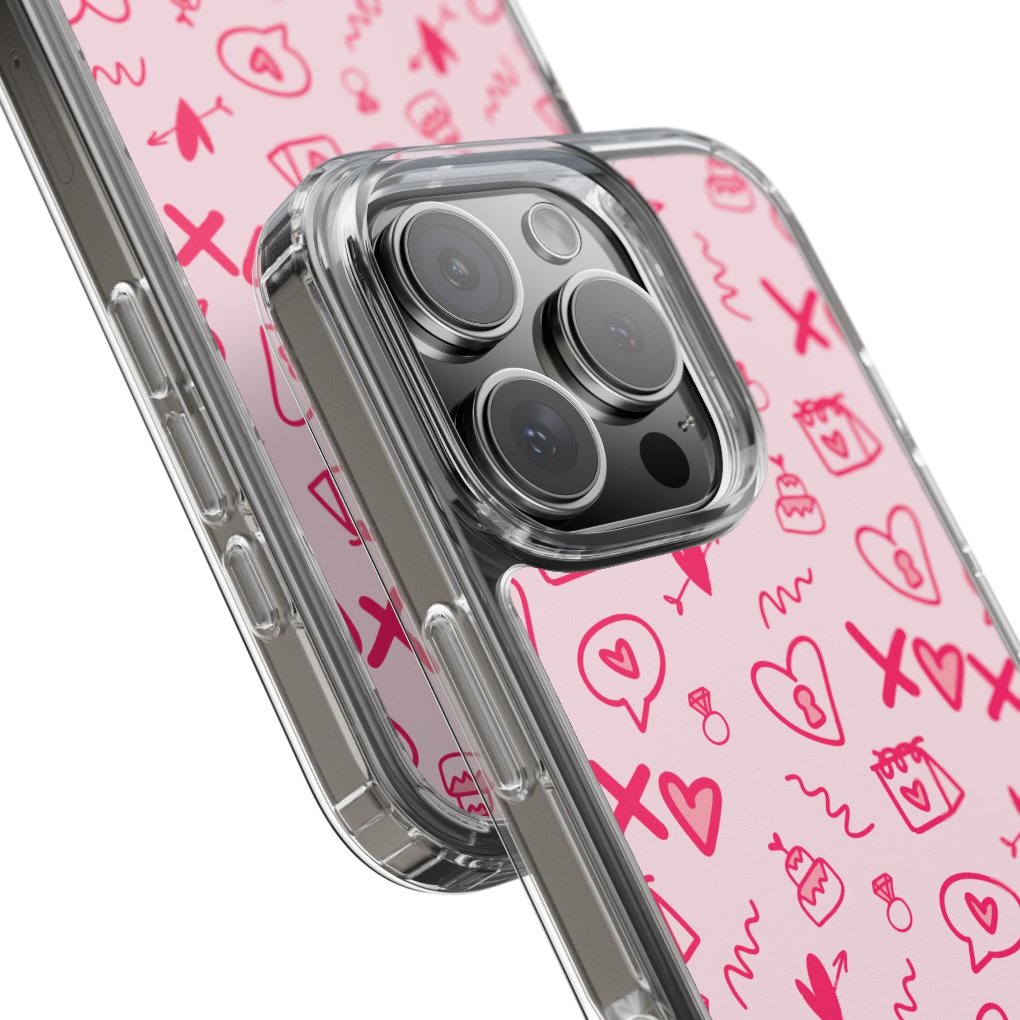 Pretty Pink Aesthetic Phone Case – Cute Protective Cover, Kawaii Shockproof Design for iPhone & Samsung