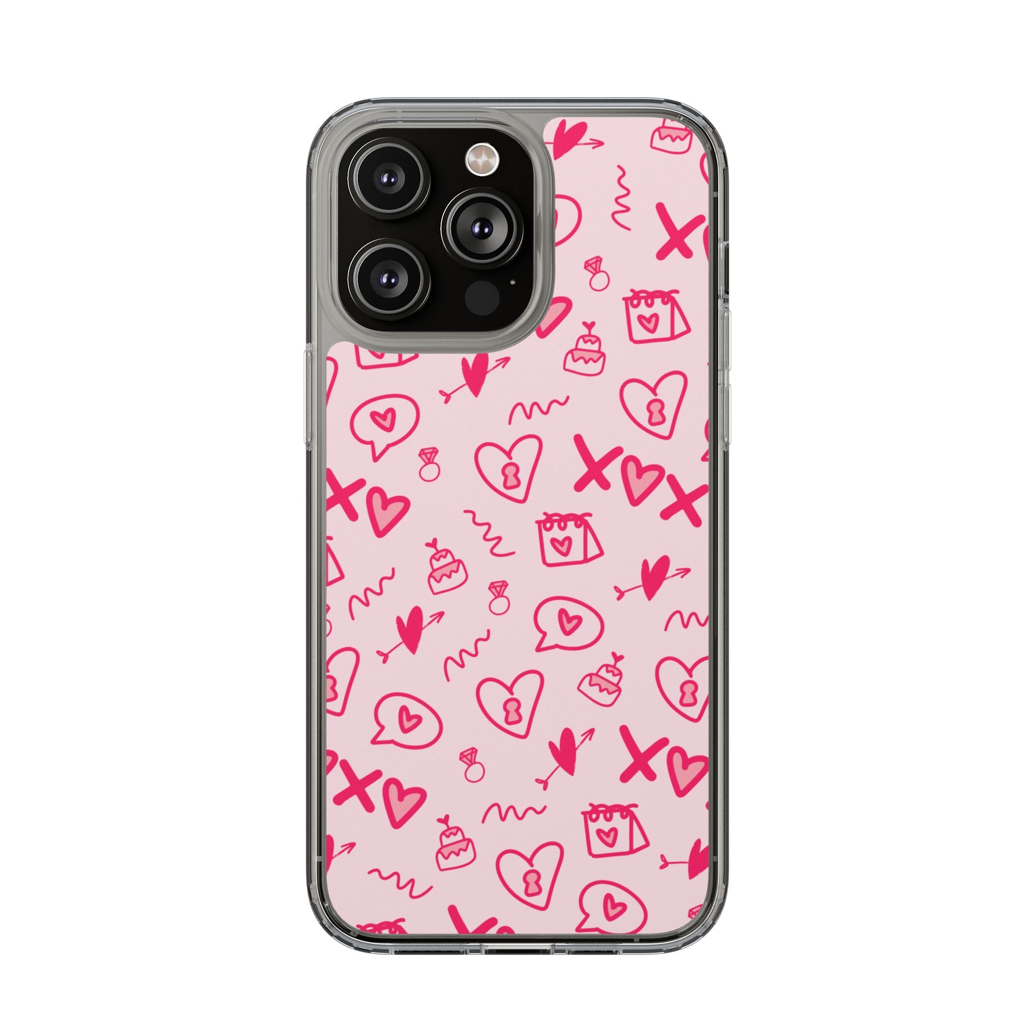 Pretty Pink Aesthetic Phone Case – Cute Protective Cover, Kawaii Shockproof Design for iPhone & Samsung